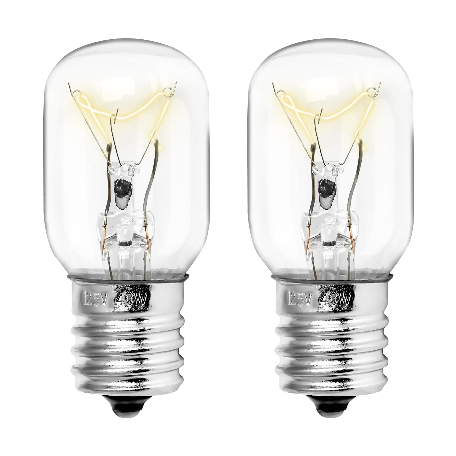 Belleone Microwave Light Bulb Fits For Ge Kenmore Whirlpool Lg Maytag Amana Microwave, 125V 40W Microwave Surface Light Bulbs Un