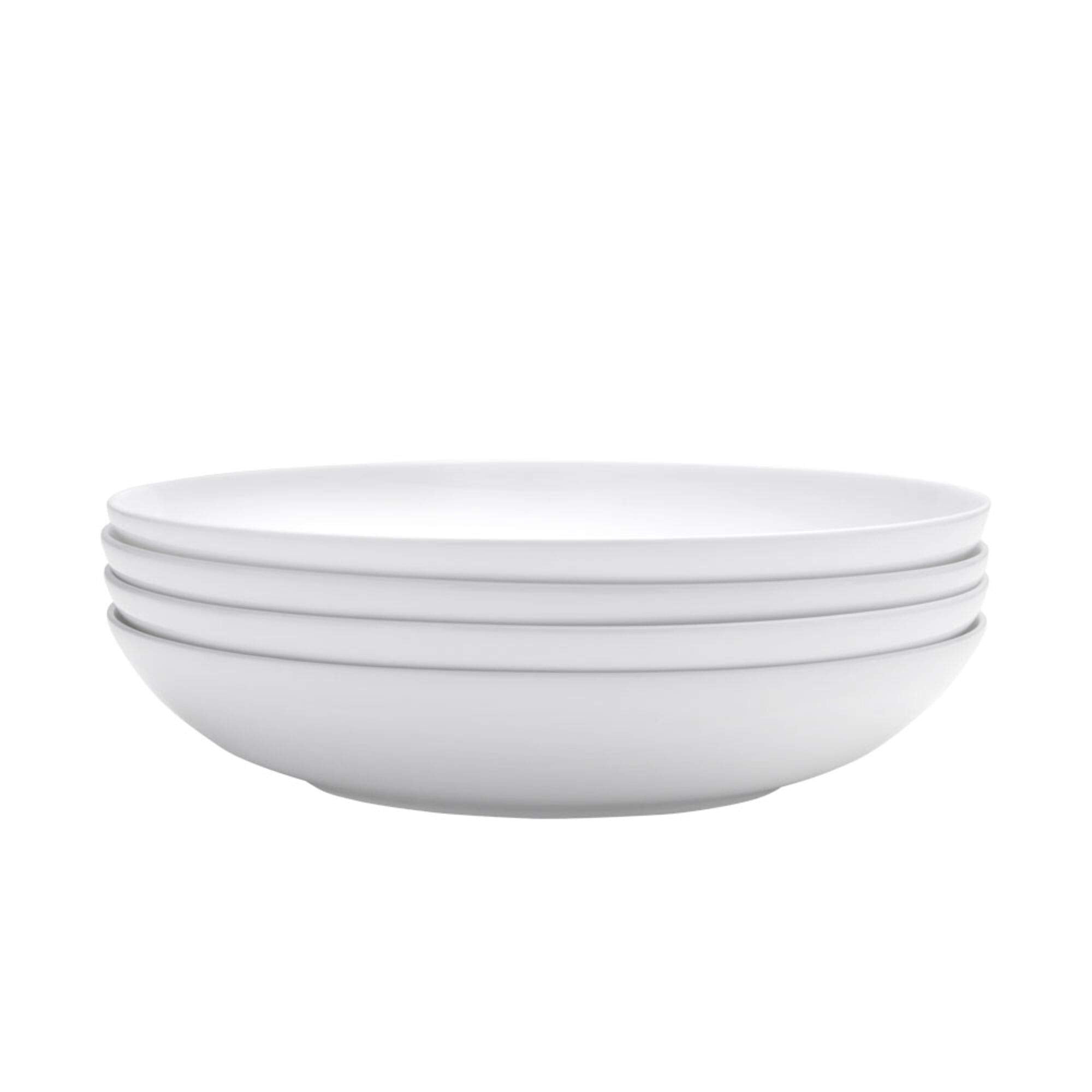 Mikasa Delray Bone China Pasta Bowl, 9-Inch, Set Of 4, White -,220 Milliliters
