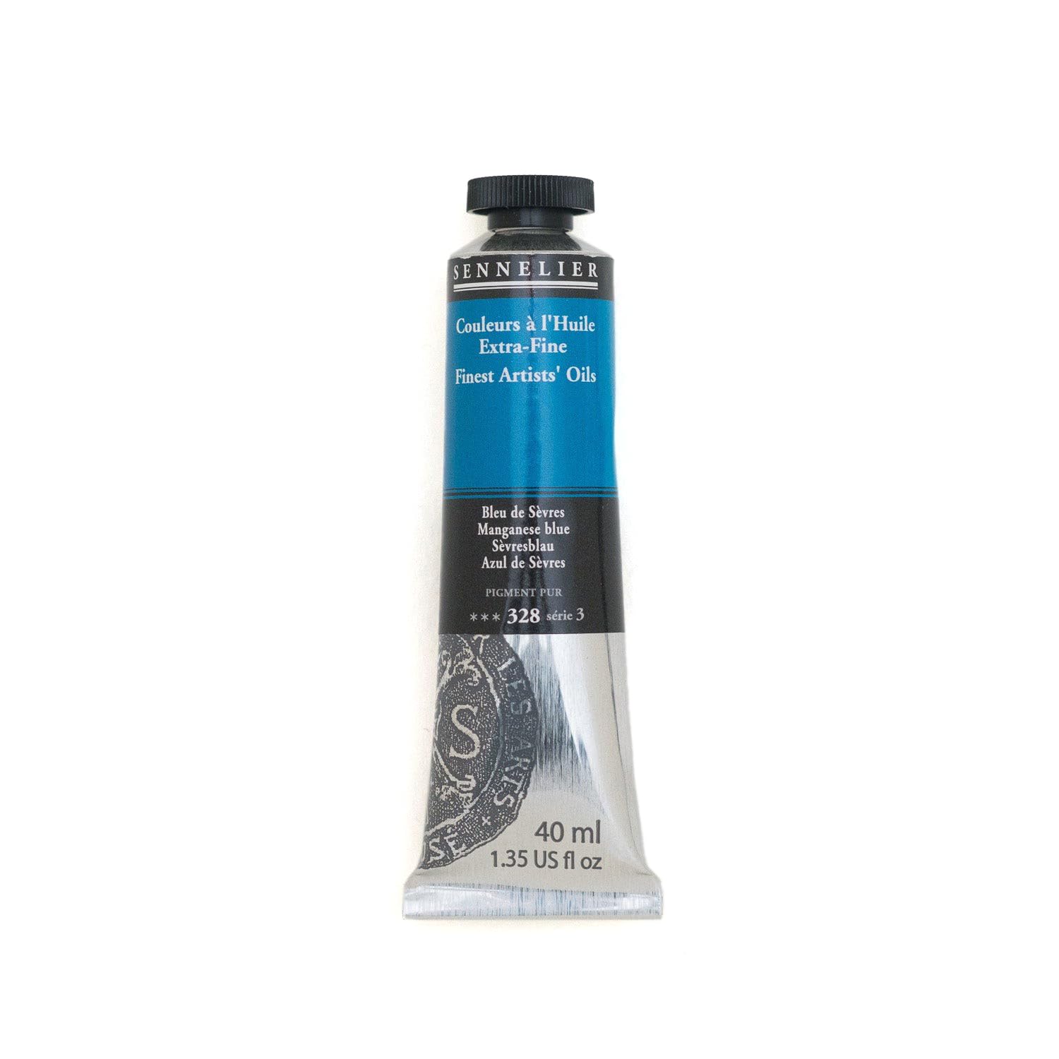 Sennelier Artists Color Oil Paint, 1.35 Fl Oz (Pack Of 1), Manganese Blue S3