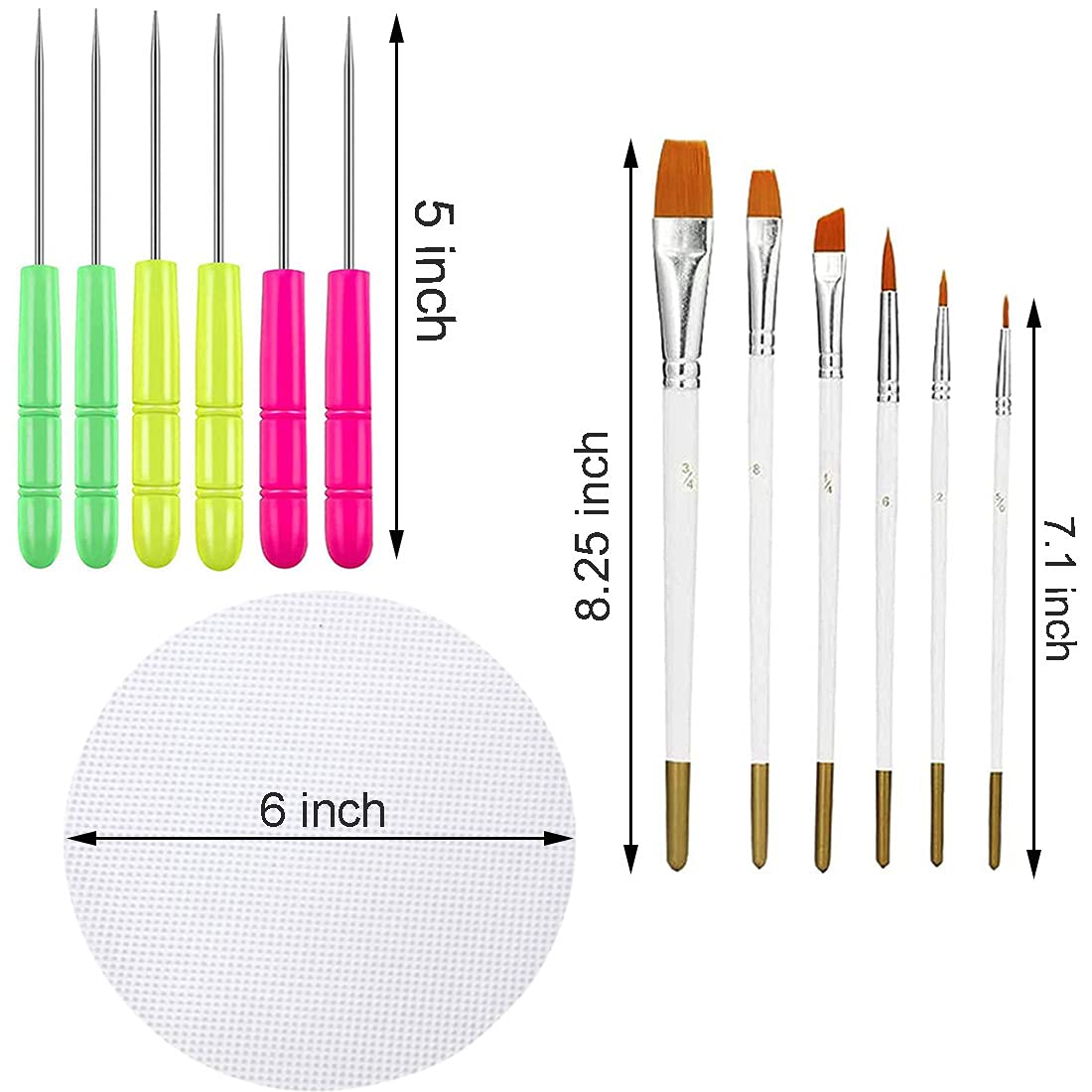 Allri Cookie Decorating Kit Cookie Decorating Supplies With 1 Acrylic Cookie Turntable, 6 Cookie Fondant Brushes 6 Cookie Scribe