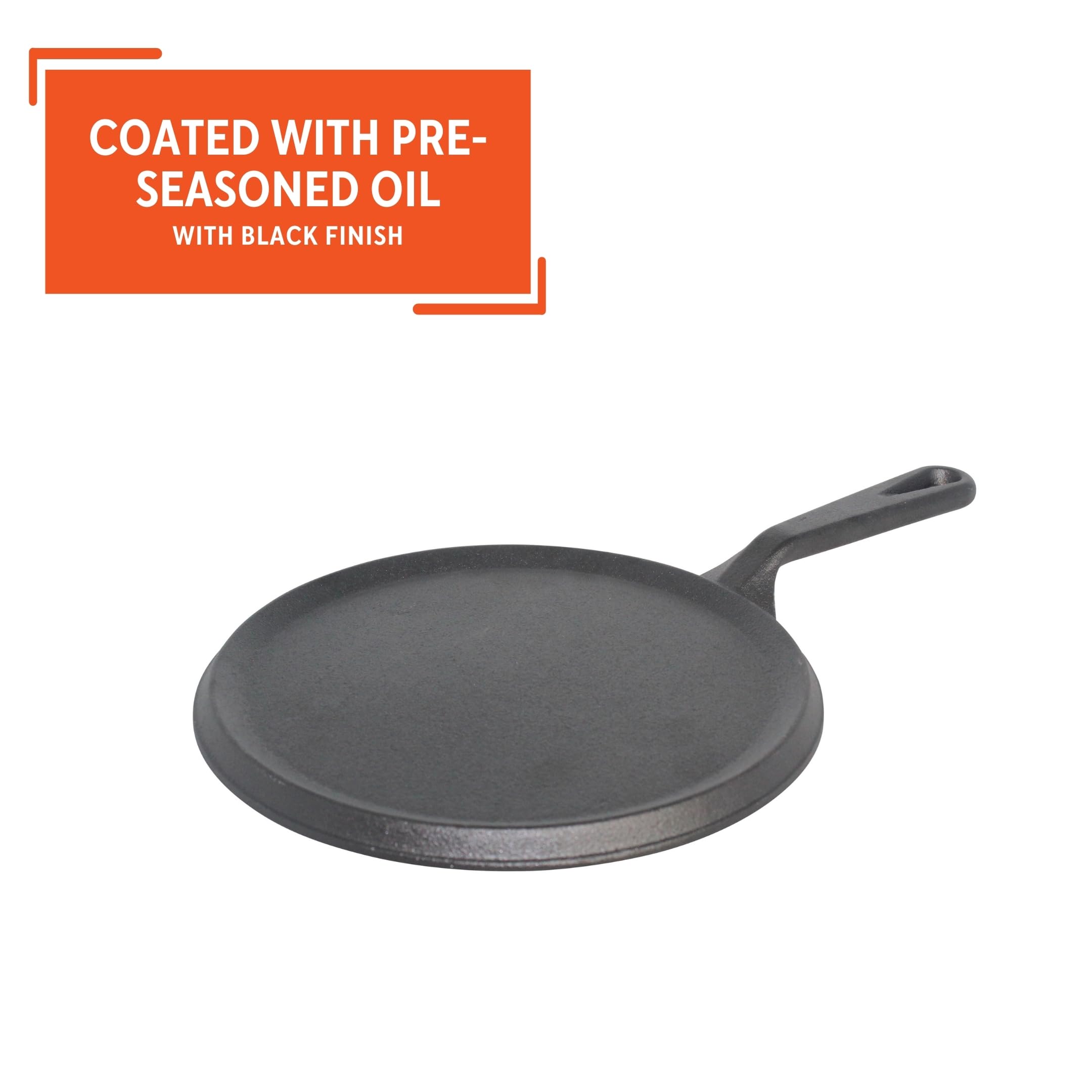 IMUSA 9.5in Cast Iron Preseasoned Comal