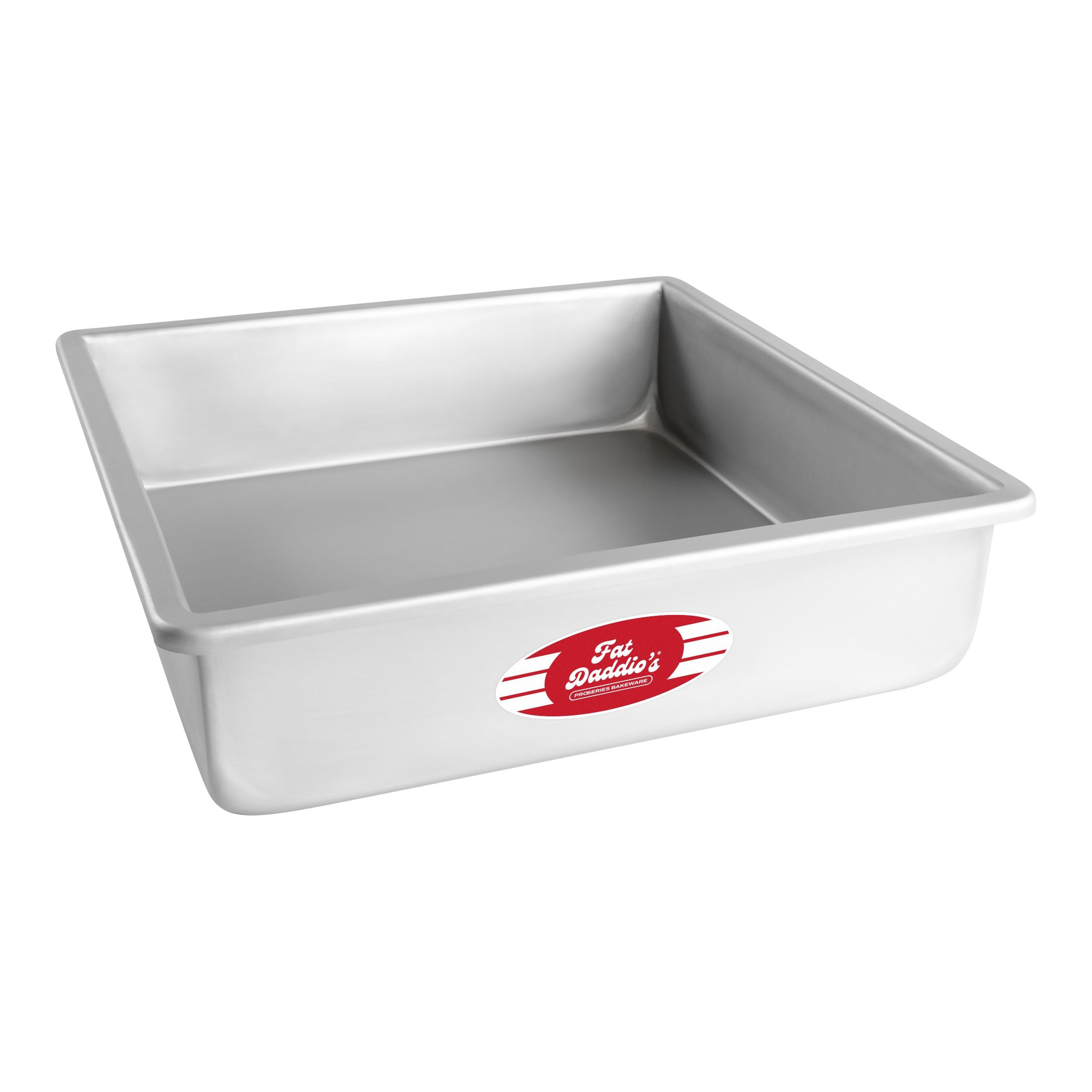 Fat Daddio'S Psq-12123 Anodized Aluminum Square Cake Pan, 12 X 3 Inch