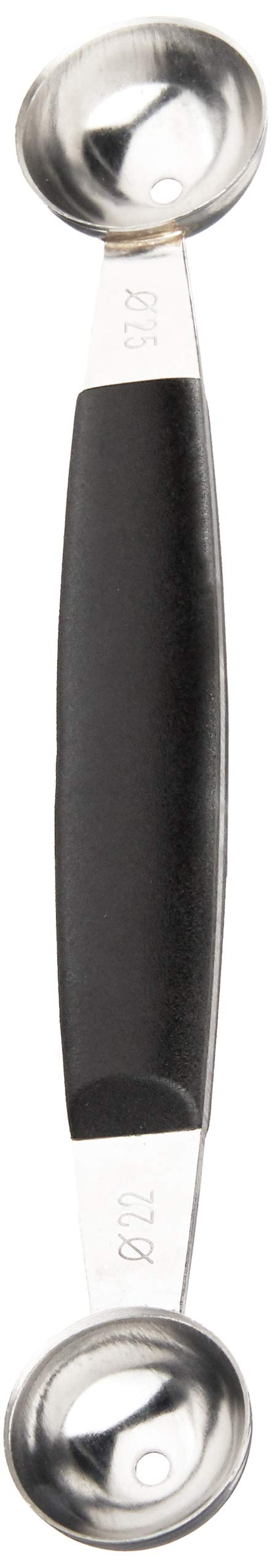 Mercer Culinary Double Melon Baller, 7/8 Inch And 1 Inch, Round