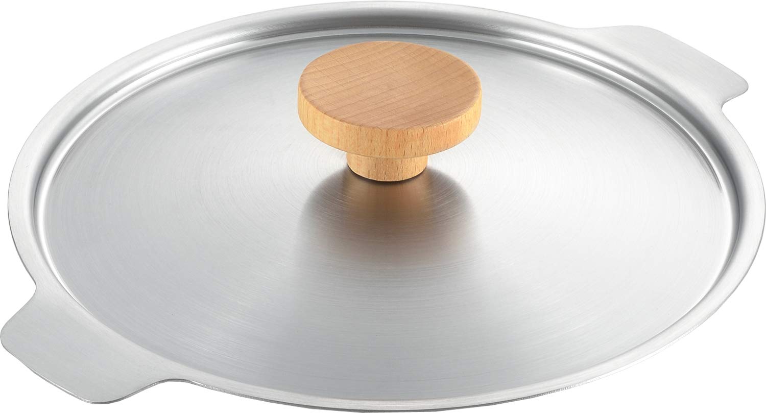 Yoshikawa aikata PD3008 Yukihira Pot, Lid, Made in Japan, 7.9 inches (20 cm), SingleHanded Pot, Tsubamesanjo, DoubleSided Pour