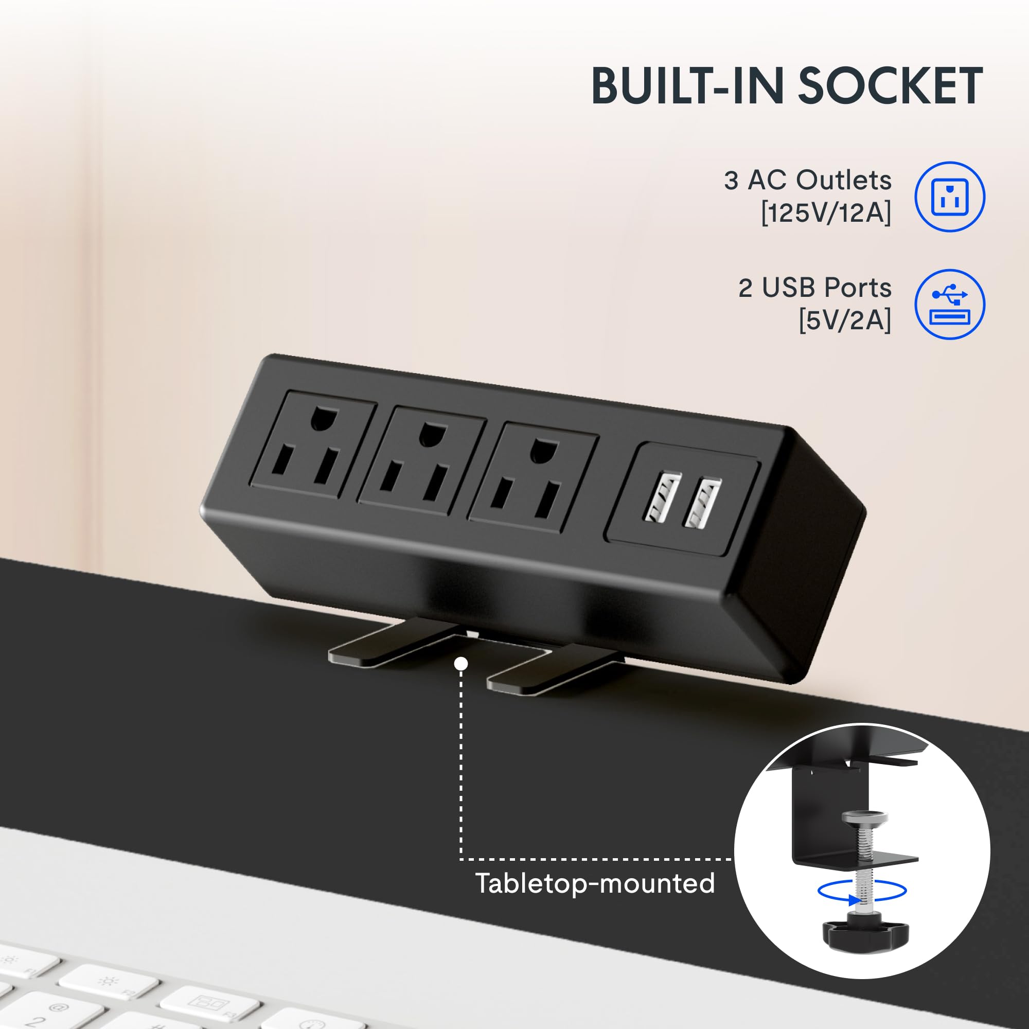 Flexispot En1 Height Adjustable Standing Desk 60 X 24 Inch Whole-Piece Desktop Electric Stand Up Desk Ergonomic Memory Controlle