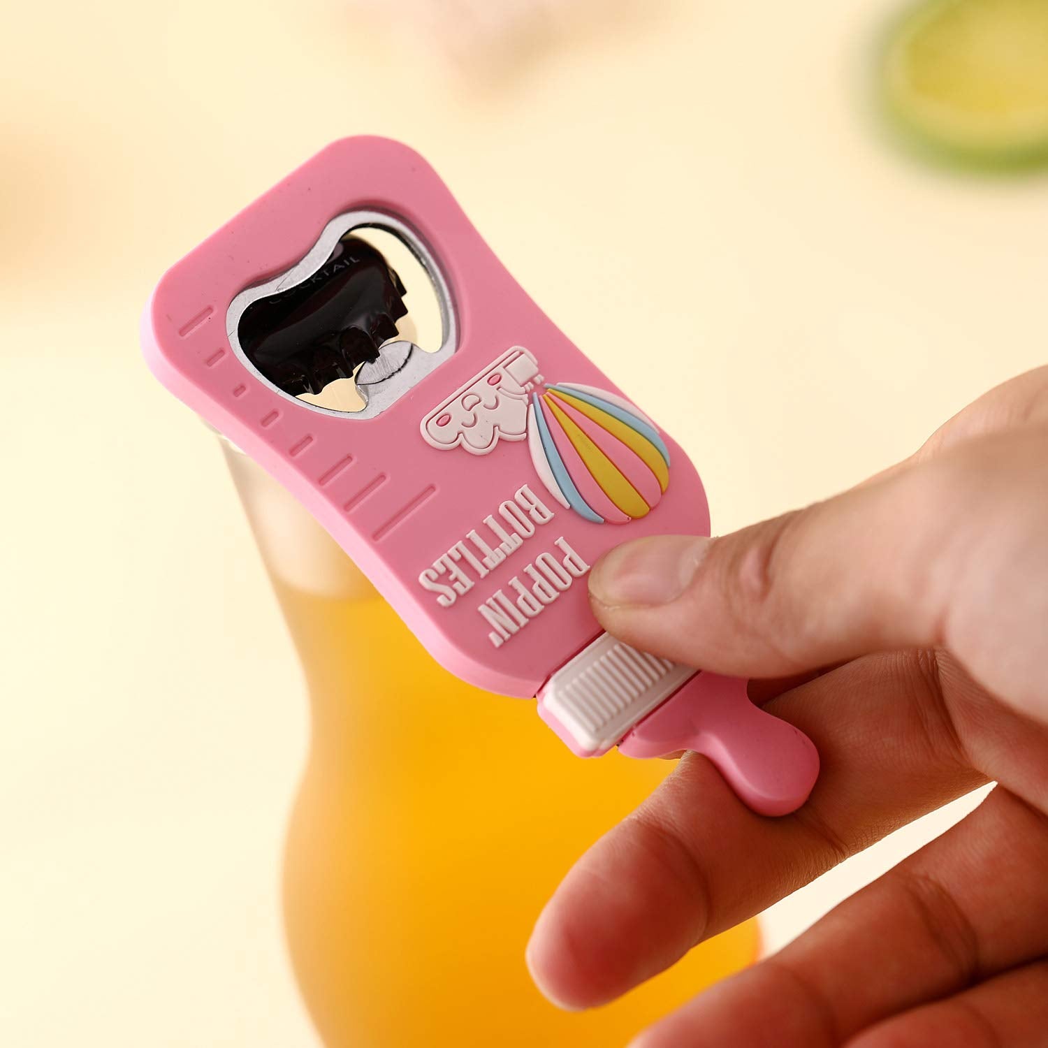 24Pack Poppin Bottle Shaped Bottle Opener Girl Baby Shower Favor 1St Birthday Gifts For Guest Kids Birthday Party Favor Mom-To-B