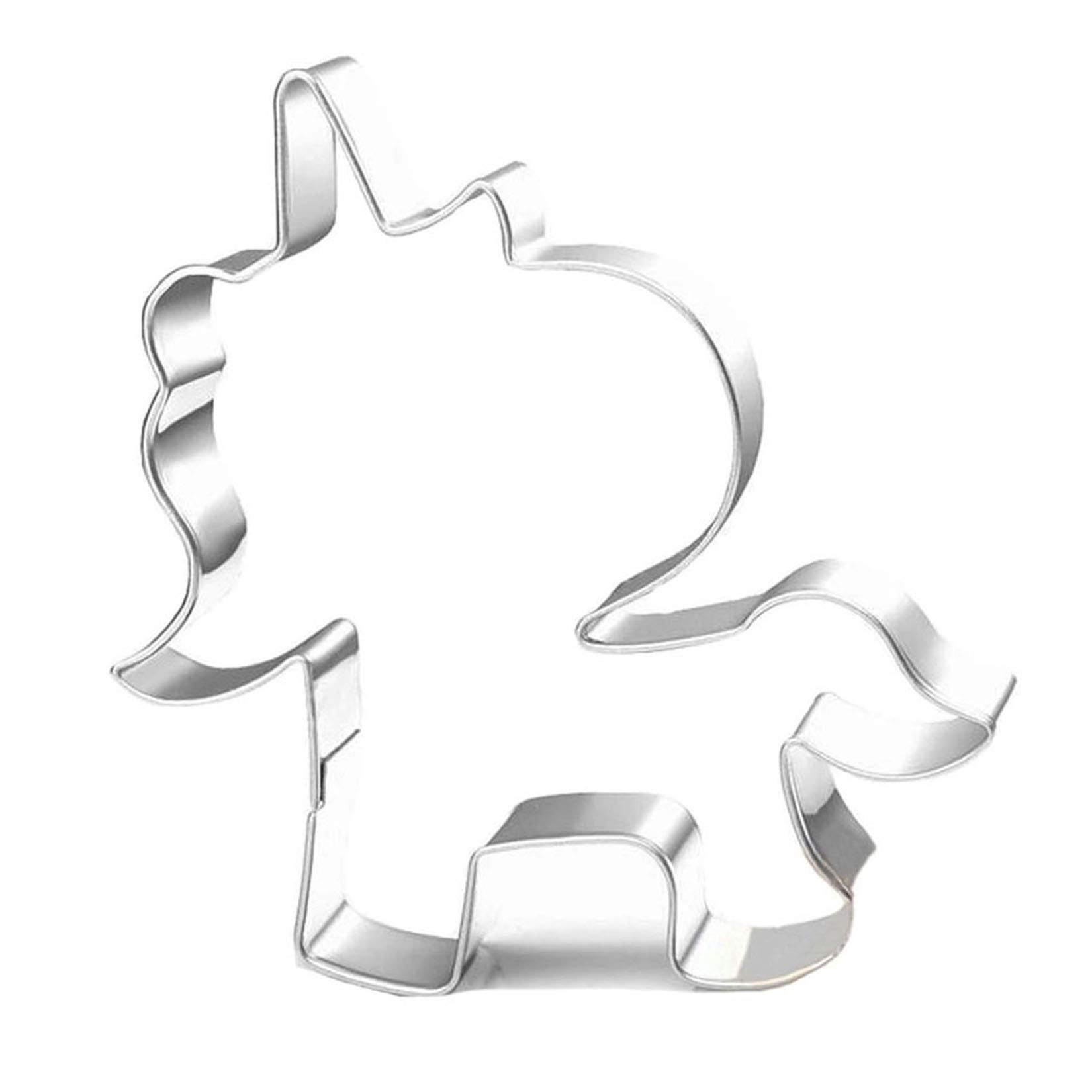 Wjsyshop Horse Looks Back Shape Cookie Cutter Stainless Steel