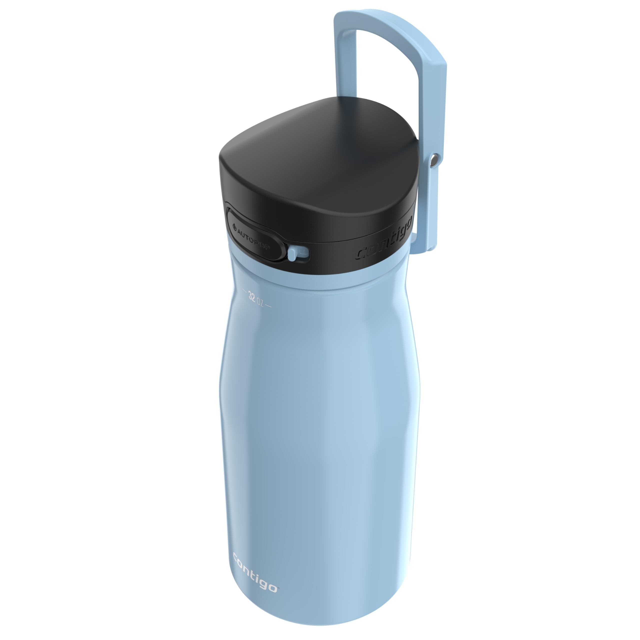 Contigo Jackson Water Bottle, 32 Oz, Glacier