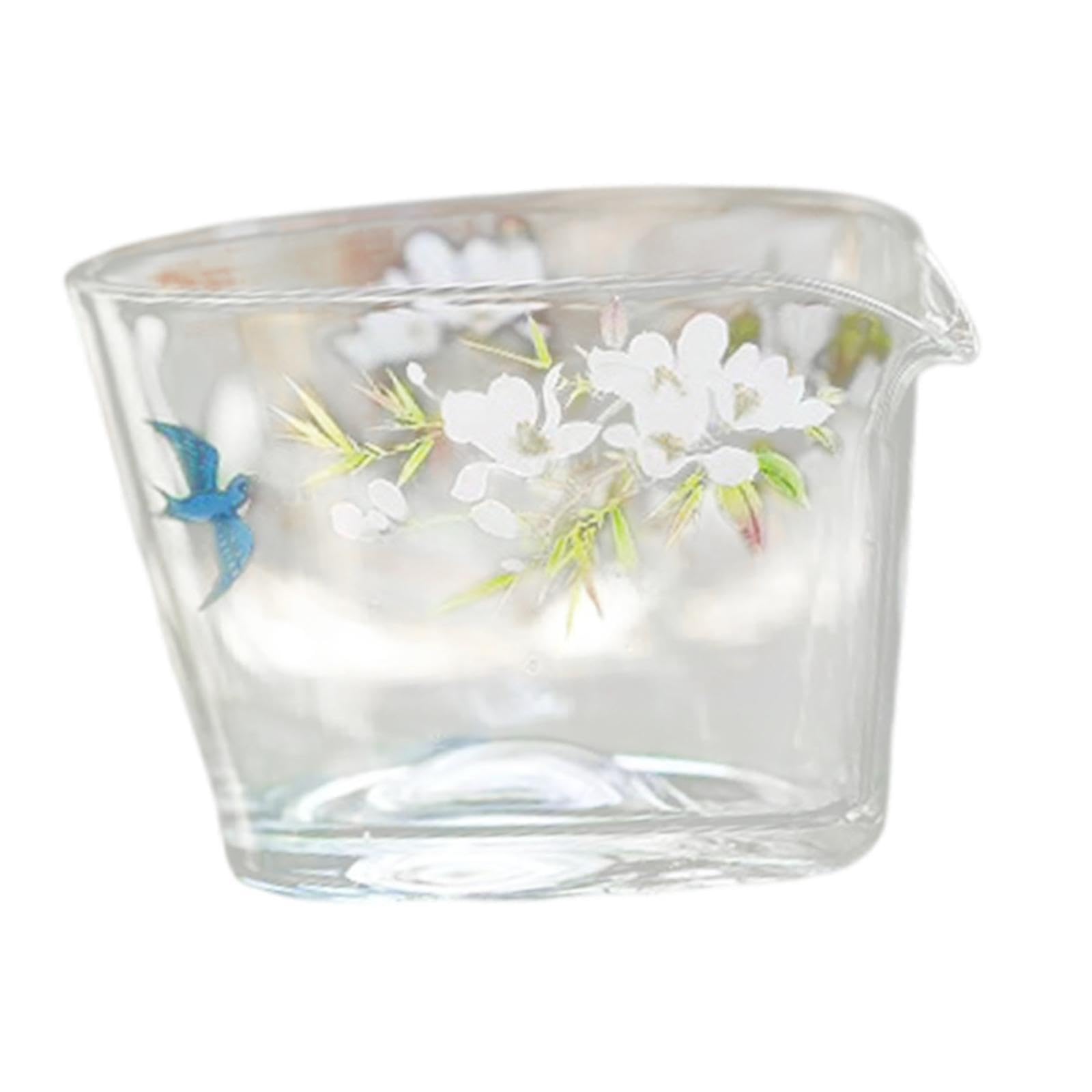 The Style Sutra Tea Serving Cup Multipurpose Office 230Ml Multifunctional Gift Glass Tea Cup