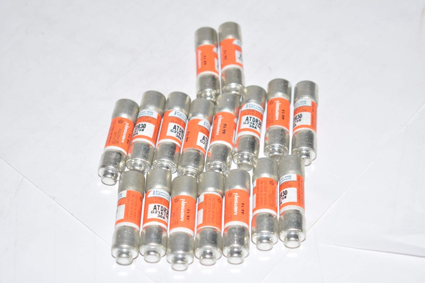 FERRAZ SHAWMUT ATDR30 Fuse, 30 AMPS, UL Class CC Fuse, TIME DELAY for Motor Starting Inrush Currents, 600 VAC (Pack of 1pc)-New Condition