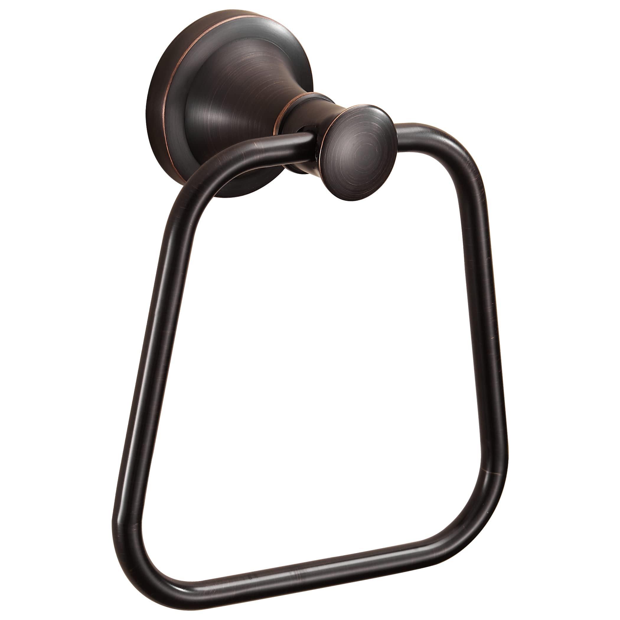 Wolibeer Bronze Hand Towel Ring, Bath Towel Holder Oil Rubbed, Bathroom Towel Hanger Wall Mounted Farmhouse Rustic Orb Stainless