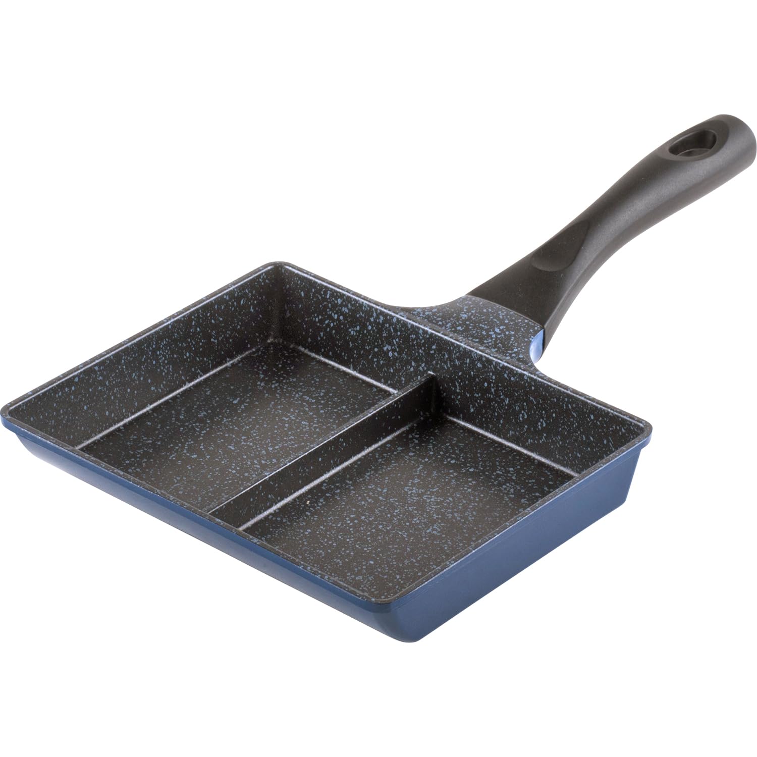 Wahei Freiz RB1296 Bento Box, Cooking 2 Items Simultaneously, Divided Frying Pan, 5.9 x 7.5 inches (15 x 19 cm), 2 Sided Frying