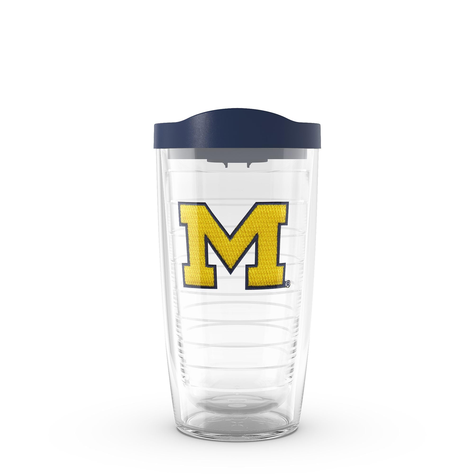 Tervis Made in USA Double Walled University of Michigan UM Wolverines Insulated Tumbler Cup Keeps Drinks Cold & Hot, 16oz, Big M