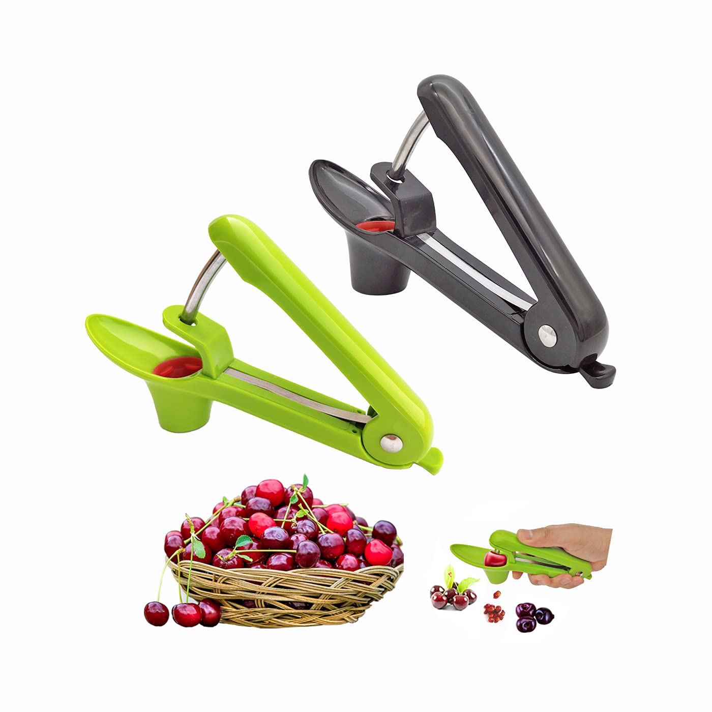 Cherry Pitter Cherry Pitter Tool Olive Pitter Tool Cherry Pitter Stainless Steel Fruit Pit Remover Cherry Pitter Remover Portabl