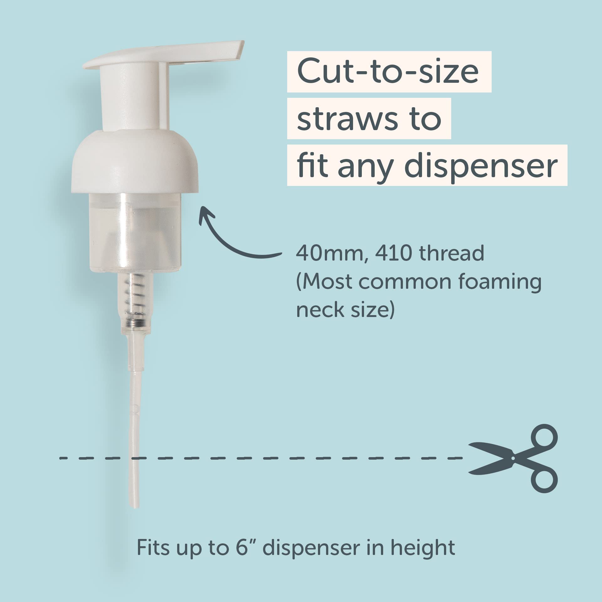 Tirtyl Foaming Replacement Pump Set - 2 Pack - 40Mm (1.57   ) Wide Rim (40/410 Neck Size) - Unique Matte Finish - High Rated 1.6