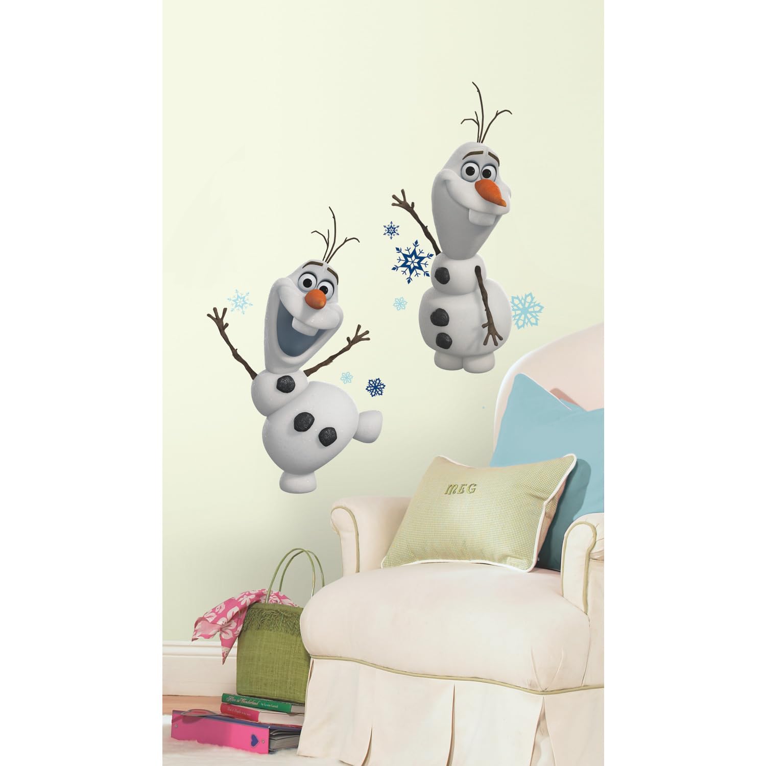 Roommates Disney Frozen Olaf The Snow Man Peel And Stick Wall Decals By Roommates, Rmk2372Scs