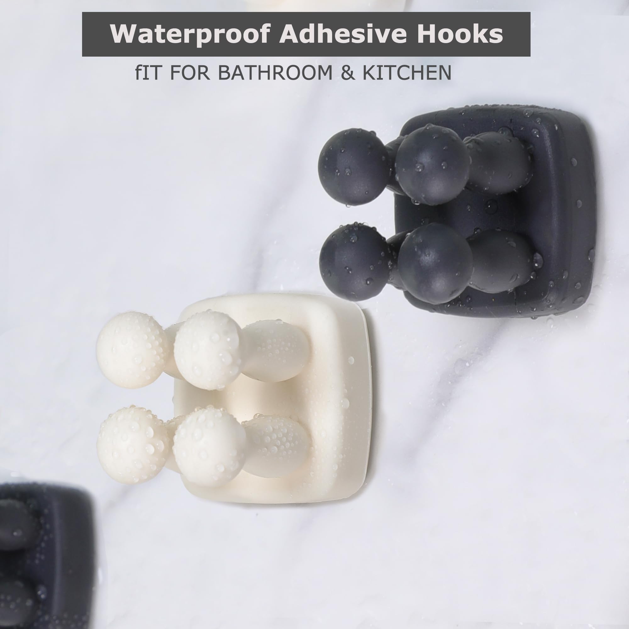 Silicone Toothbrush Holder Multi-Function Hook Waterproof Self Adhesive Single Toothbrush Hook Plug Holder For Wall For Hanging