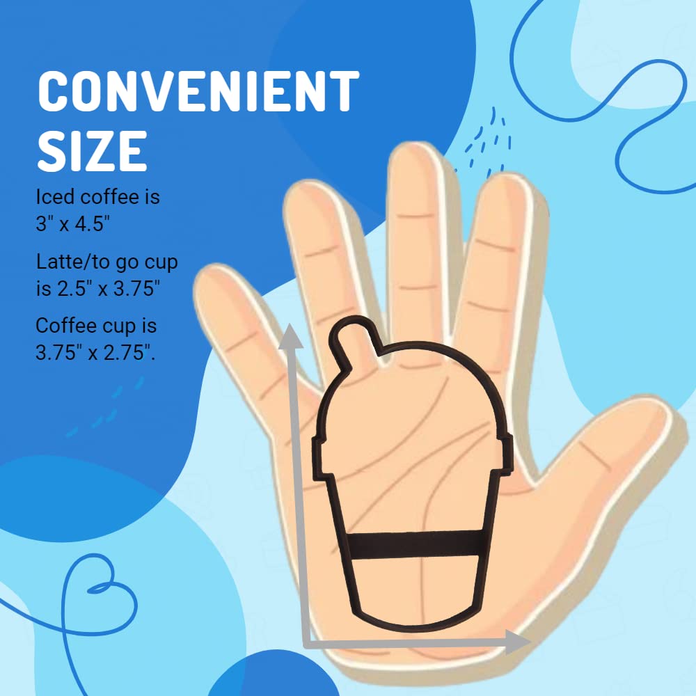 Coffee Cup Cookie Cutters Espresso Caf   Americano Coffee To Go Latte Iced Coffee Mocha Brew And Coffee Cup Cappuccino Cookie Cu