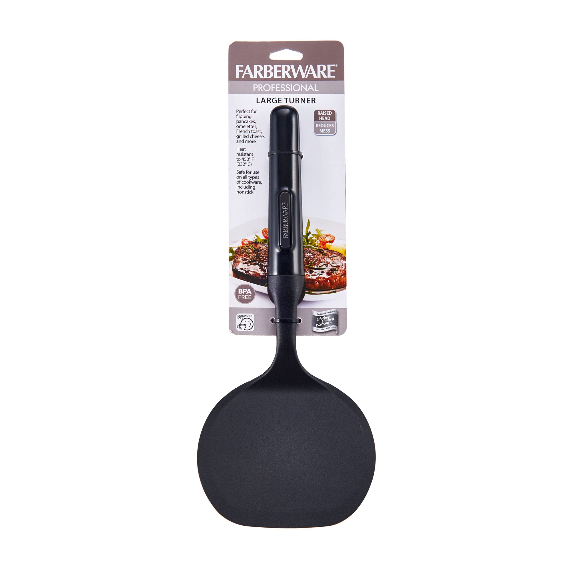 Farberware Professional Heat Resistant Nylon, 12.2 Inches, Black