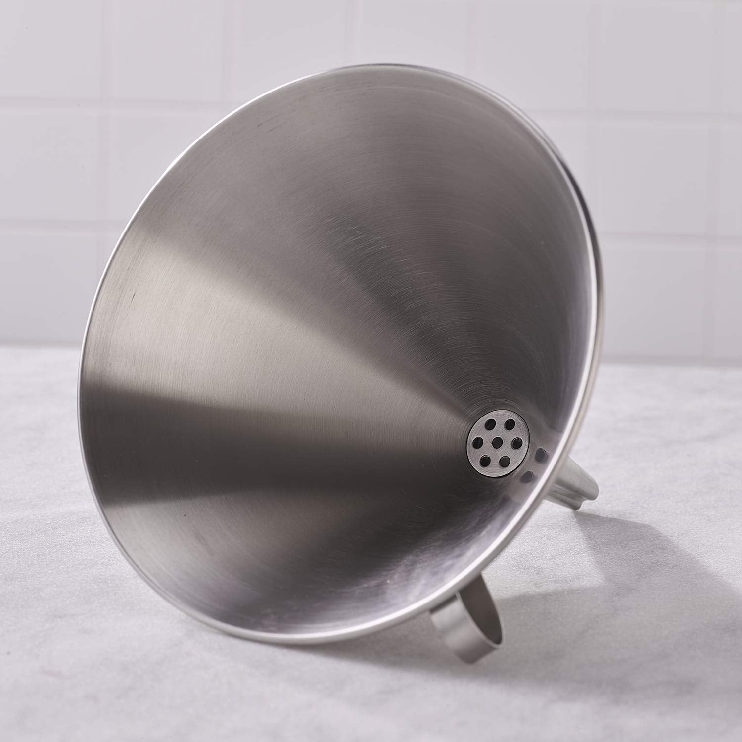 Paderno World Cuisine Stainless Steel Funnel - 11 7/8-Inch Dia
