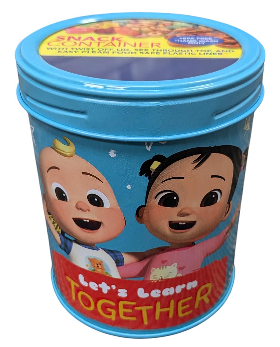 Tin Box Company, BPA Free, Tin Snack Container, CoComelon