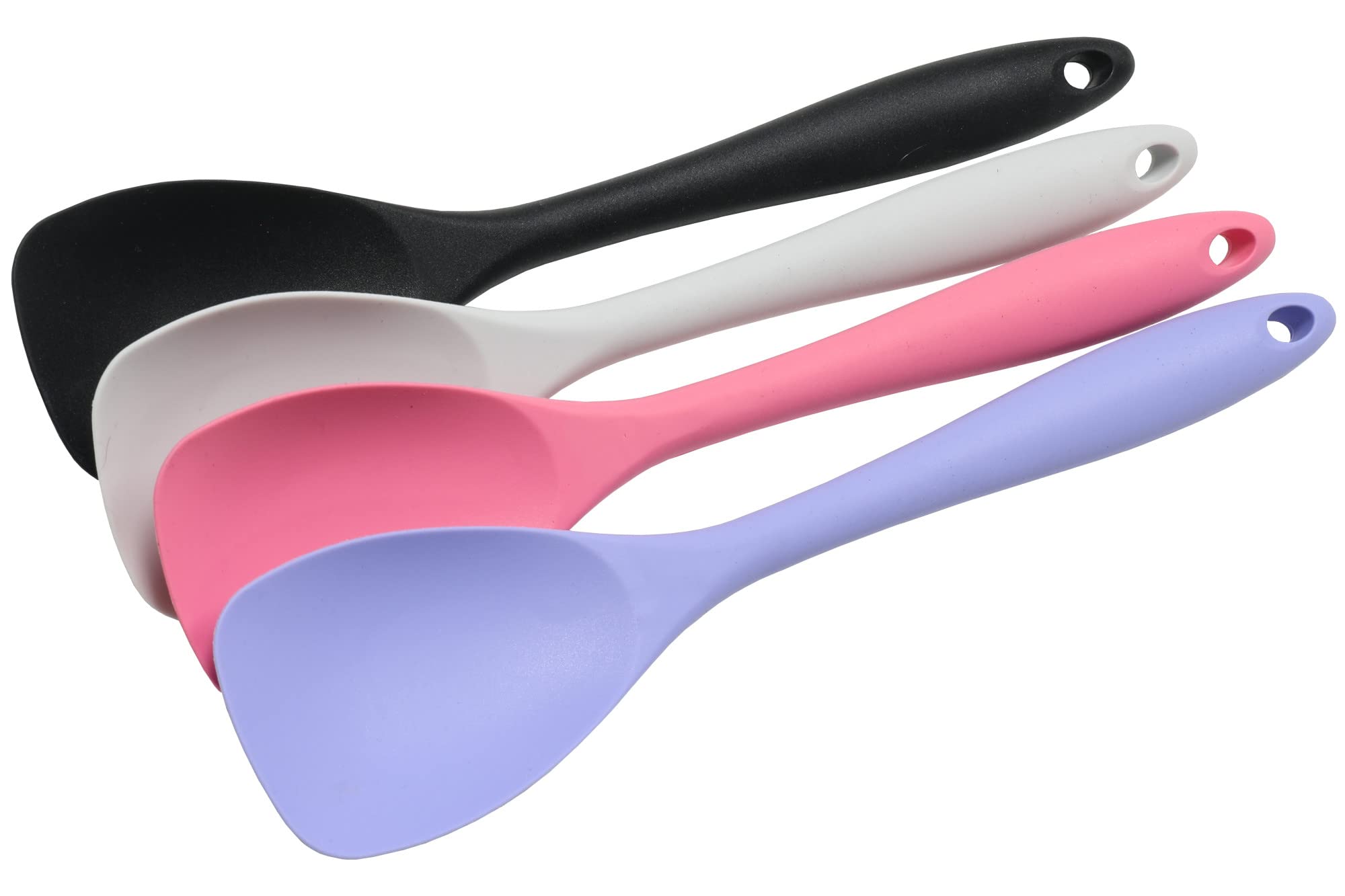 Chef Craft Premium Silicone Spoon Spatula, 11.5 Inch, Black