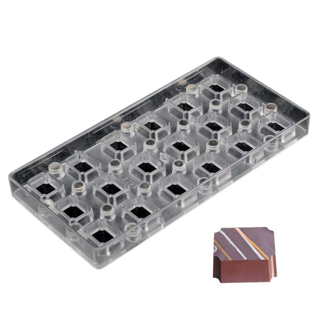 Chocolate Transfer Sheet Mold Polycarbonate Chocolate Mold Diy Handmade Chocolate Magnetic Chocolate Mold Candy Mould Oblong Sha