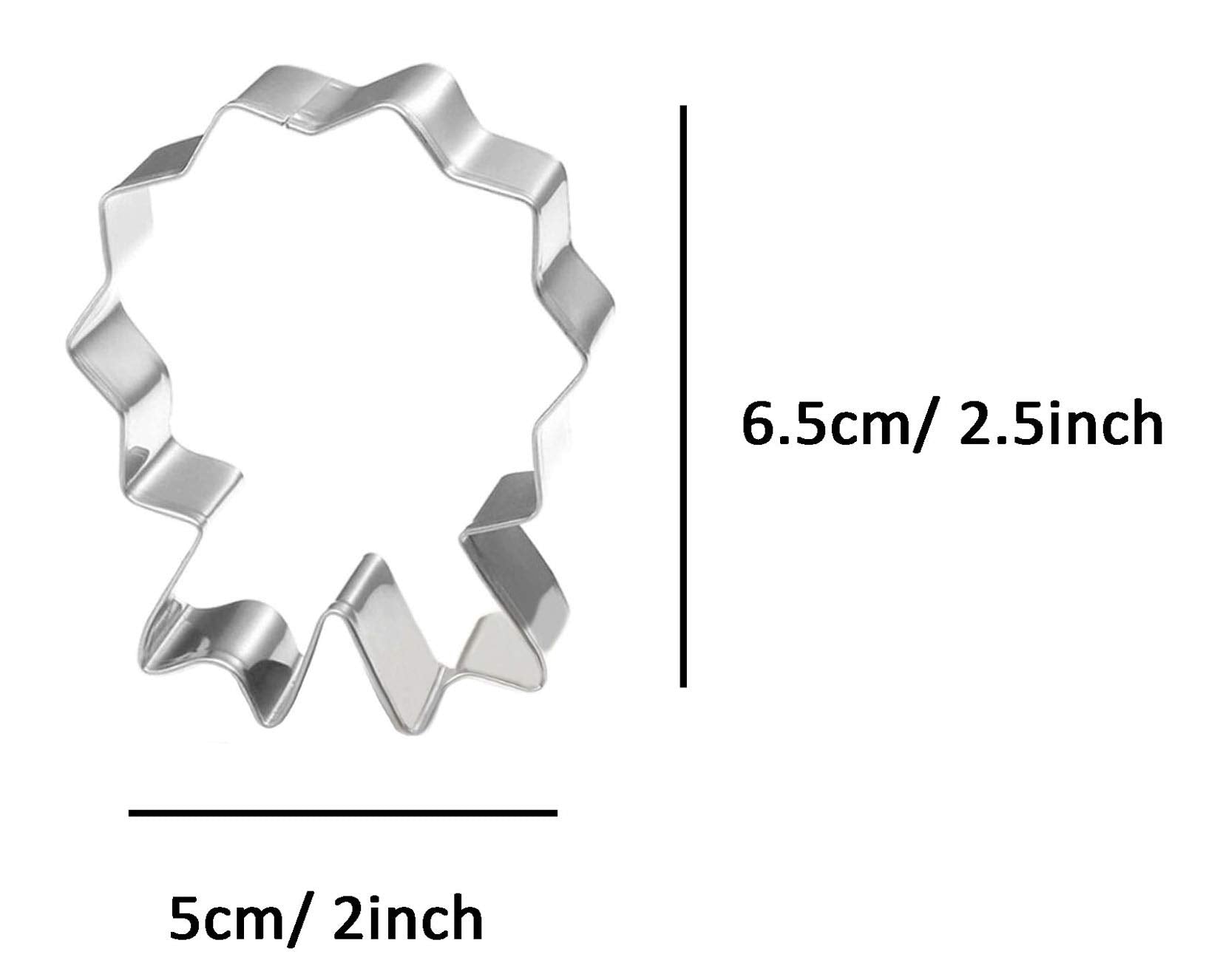 Wjsyshop Mini Award Medals Cookie Cutter Stainless Steel