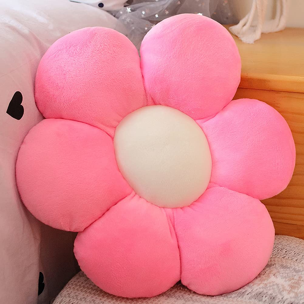 Avshub Sunflower Shaped 6 Kali Cute Preppy Decorative Throw Pillow|Floor Cushion With Fibre Filling For Aesthetic Decoration (Pi