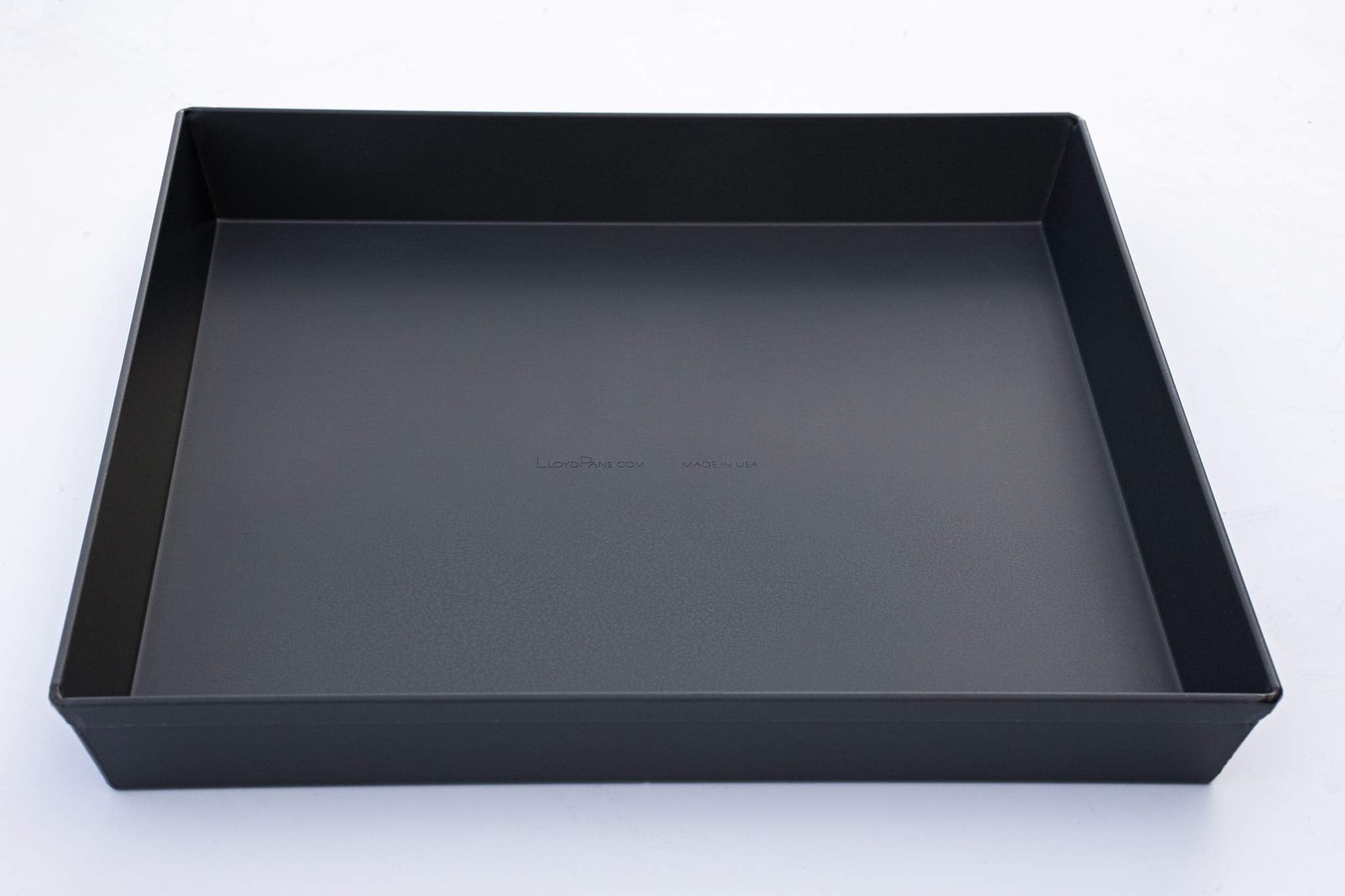 Lloydpans 10X10X1.5 Inch Sicilian Style Pizza Pan, Pre-Seasoned