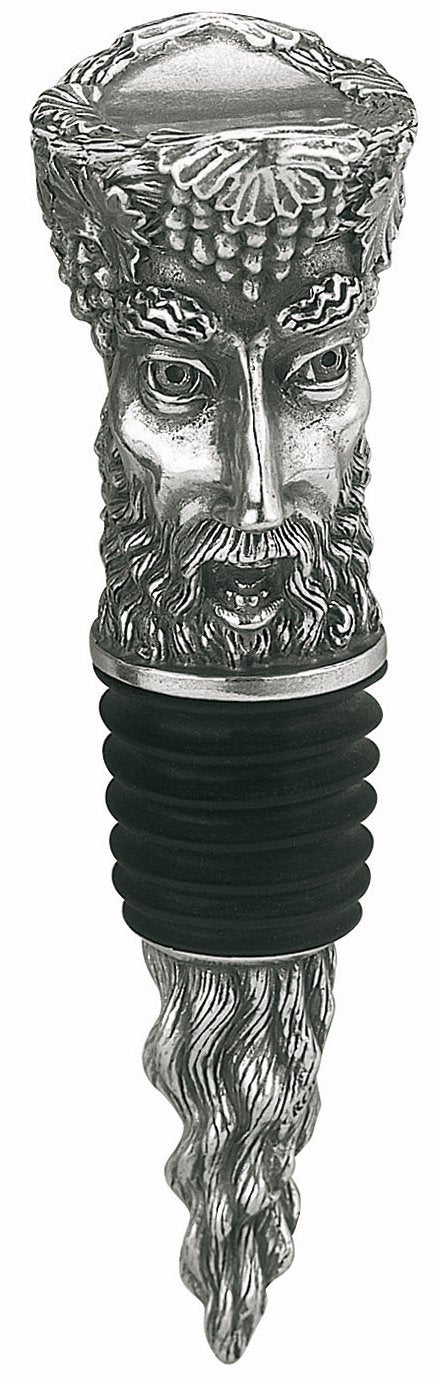 Royal Selangor Hand Finished Vinifera Collection Pewter Bacchus Bottle Stopper Gift