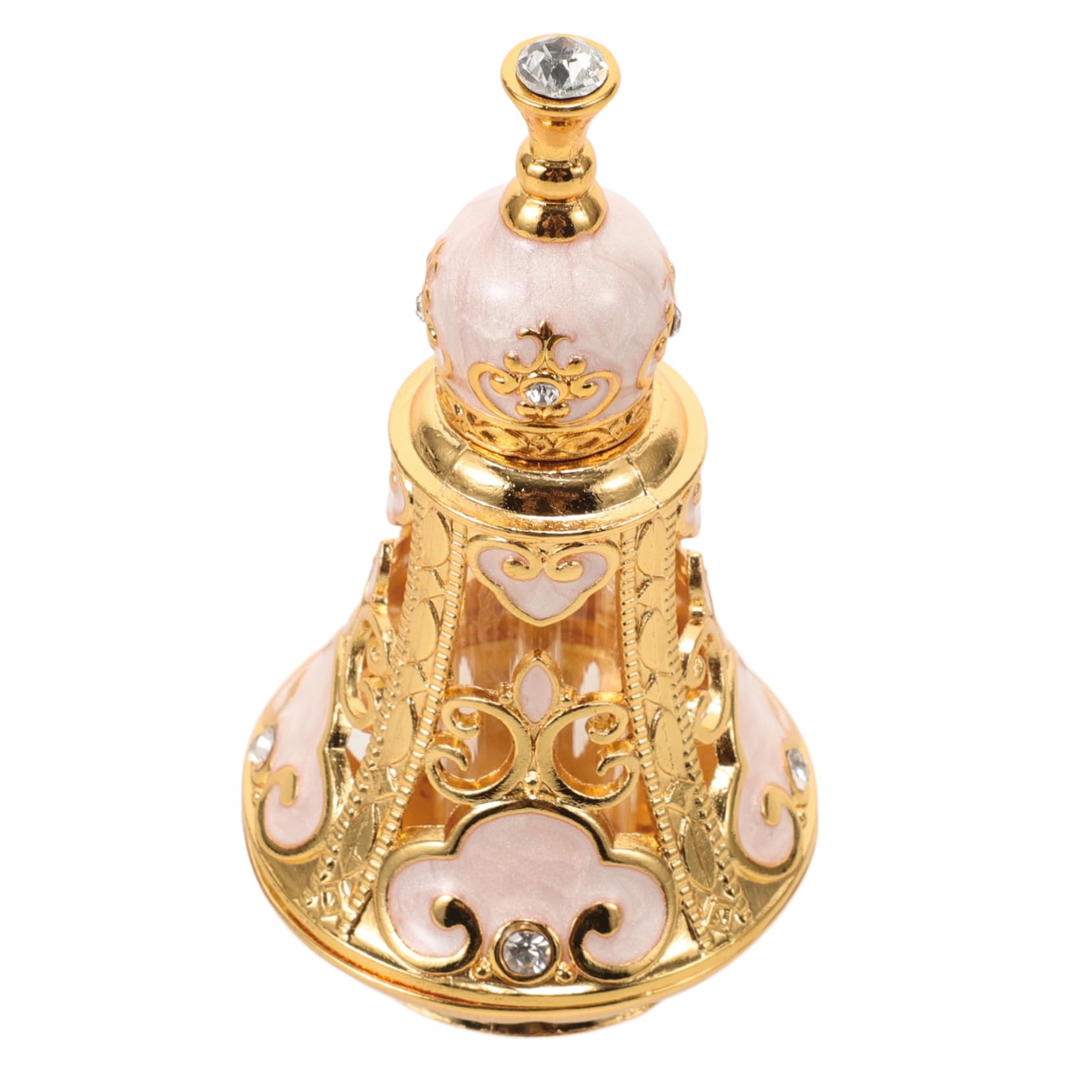 LIFKICH Empty Essential Oil Bottle Refillable Perfume Bottle Arabian Style Perfume Container with Dropper Leakproof Fragrance fo