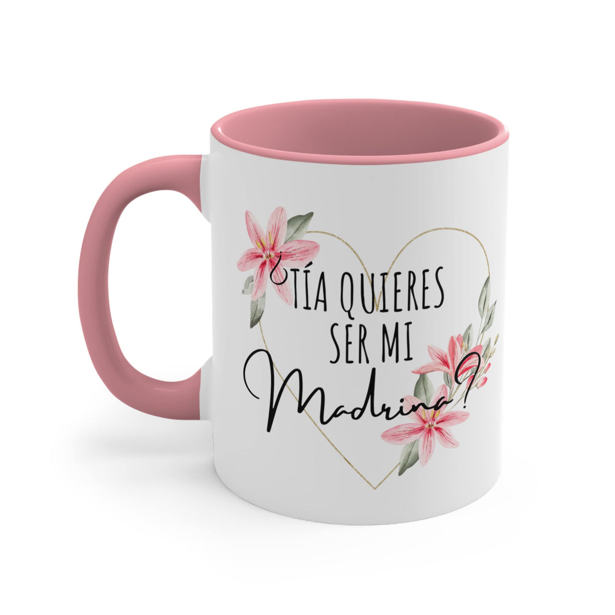 T  a quieres ser mi Madrina? Coffee Mug | Auntie Baptism Proposal Gift| Will you be my Godmother in Spanish | Spanish Godmother