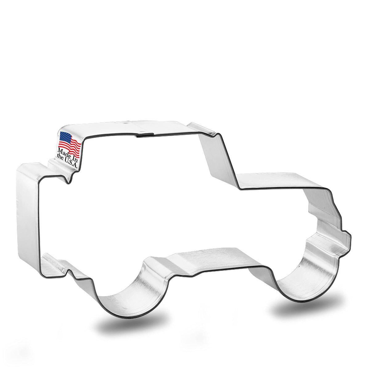 Suv Military Off-Road Vehicle Cookie Cutter 4.25 Inch - Made In The Usa - Foose Cookie Cutters Tin Plated Steel - Suv Cookie Mol