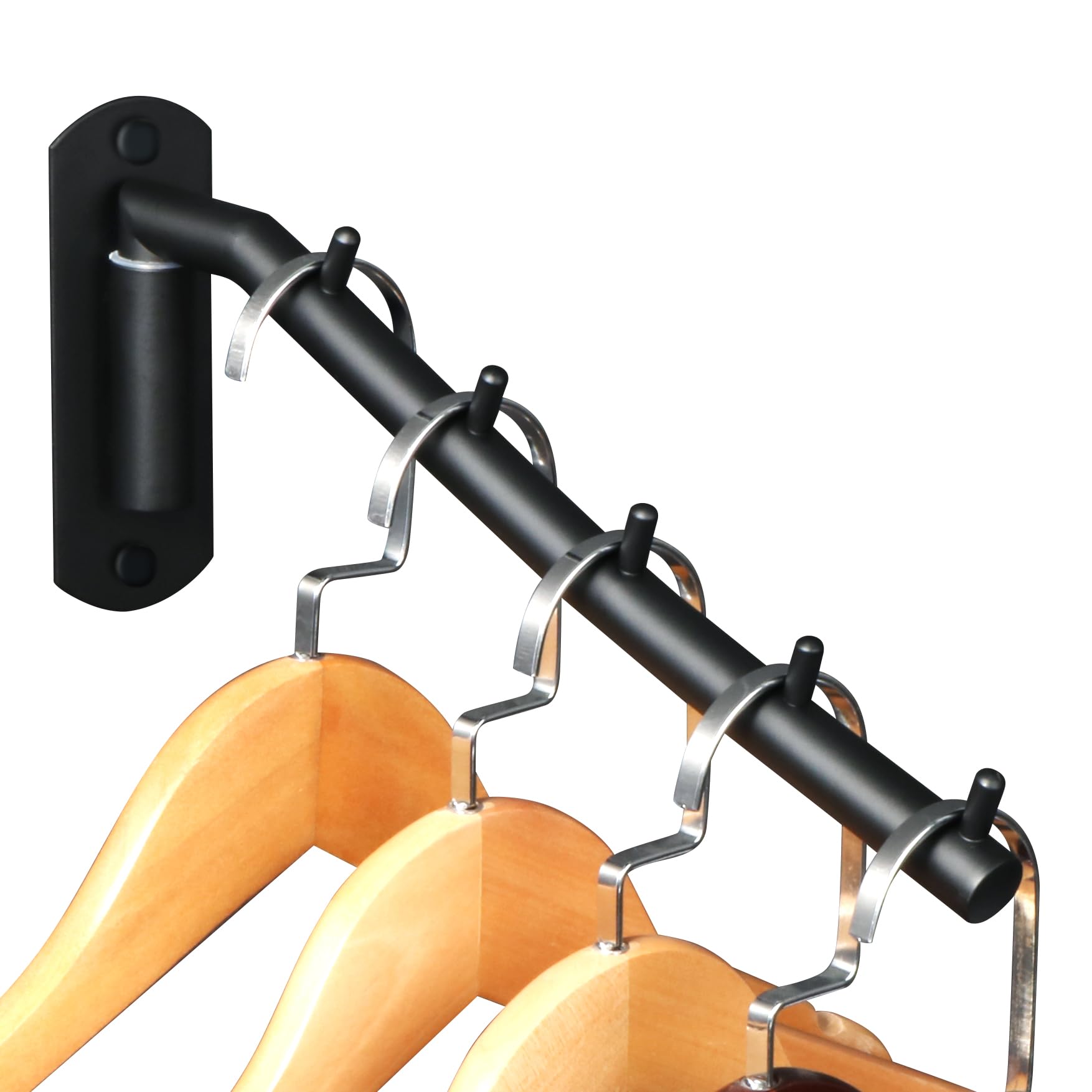 Alise Wall Mounted Drying Rack, Swivel Stainless Steel Laundry Hanger Rack, Space Saving Heavty Duty Clothes Wall Drying Rack Fo