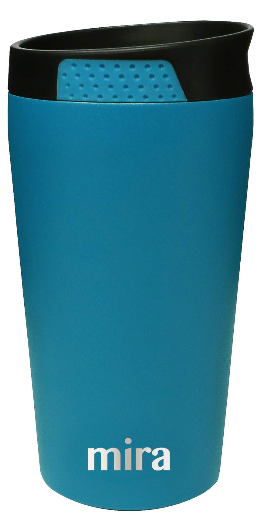 MIRA 12 oz Coffee Travel Tumbler  Vacuum Insulated Stainless Steel with EasyPress Lid  Temperature Control Cup  Hawaiian Blu