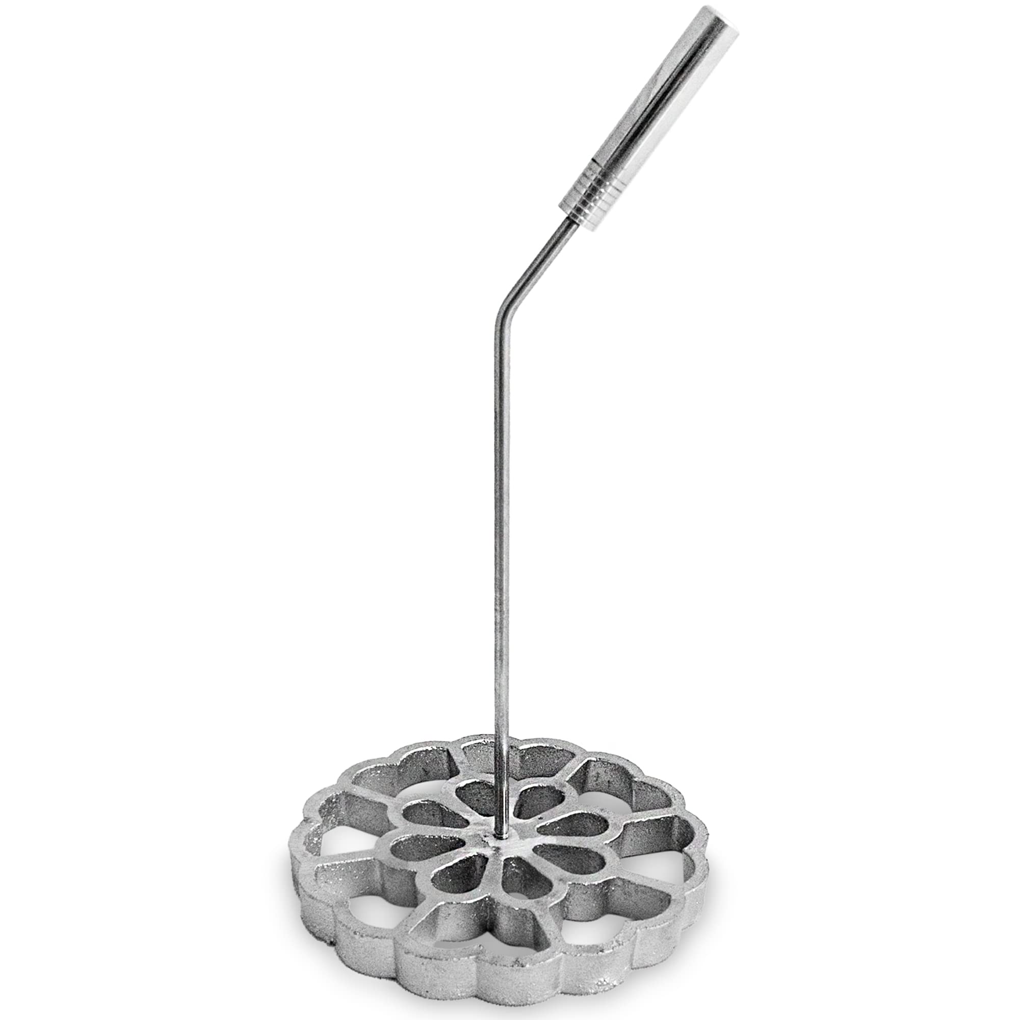 Bunuelos Mold With Handle X-Large (5.7 In Cast Aluminum) - Molde Para Buuelos De Viento Mexicanos - Buuelos De Viento Moldes - B