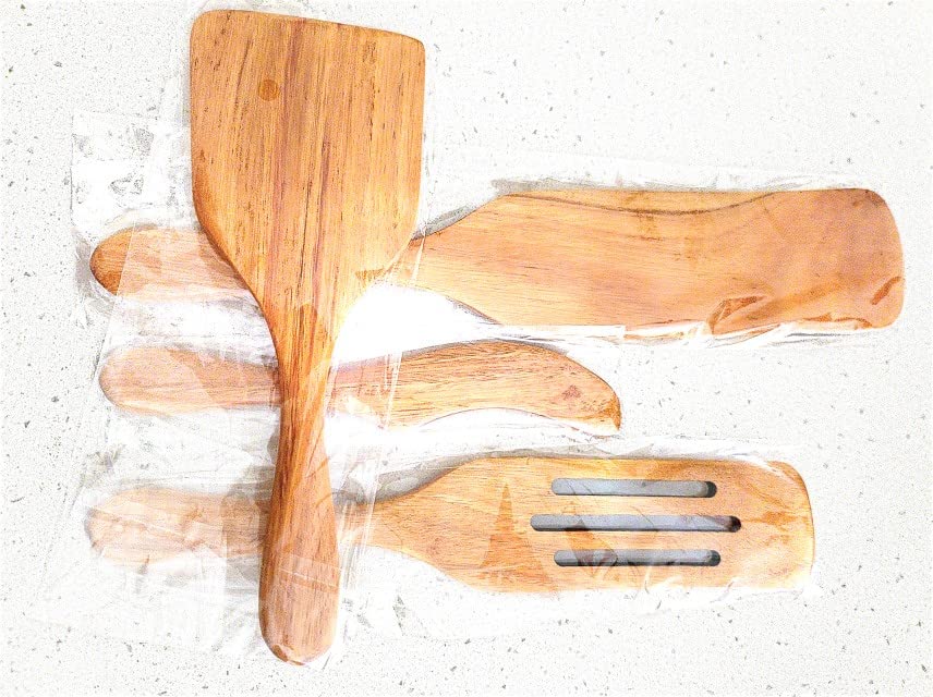 Acacia Wood Spatula Set, Kitchen Utensil