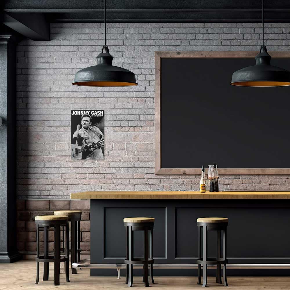 Scorpio Posters Johnny Cash - San Quentin Mini Poster - Officially Licensed - 11'' X 17''