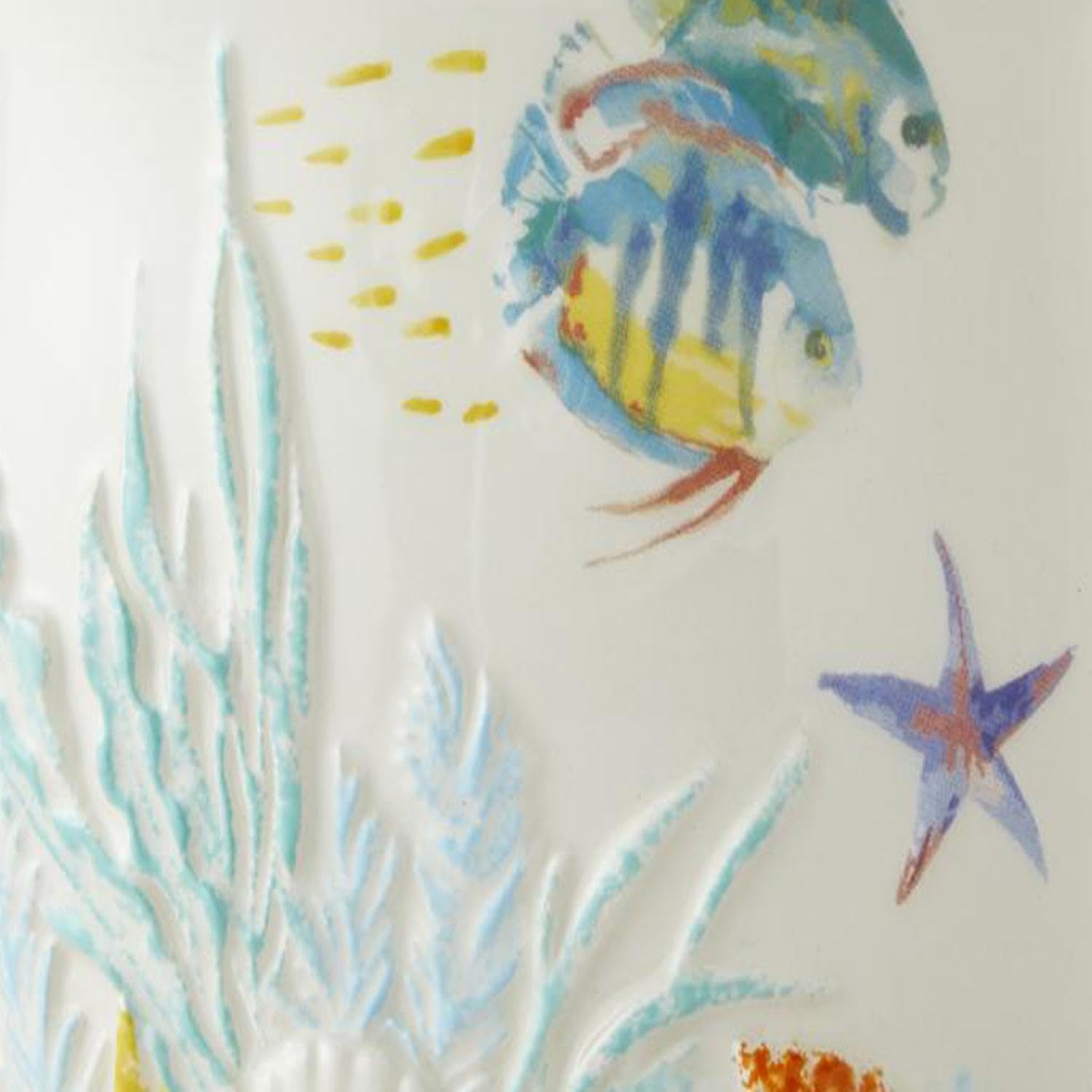 SKL Home by Saturday Knight Ltd. Ocean Watercolor Toothbrush Holder 4.33x2.36x4.53