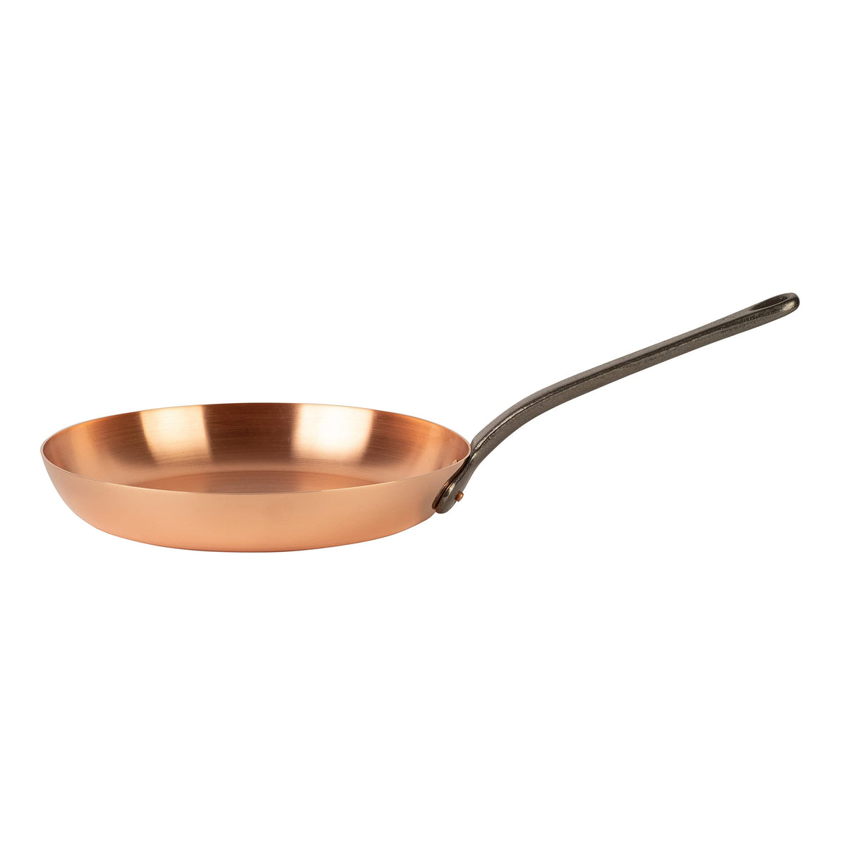Cuisine Romefort | Pure Copper Frying Pan  11 In, Thick-Walled | Skillet Made Of Solid Copper Without Coating (Large)