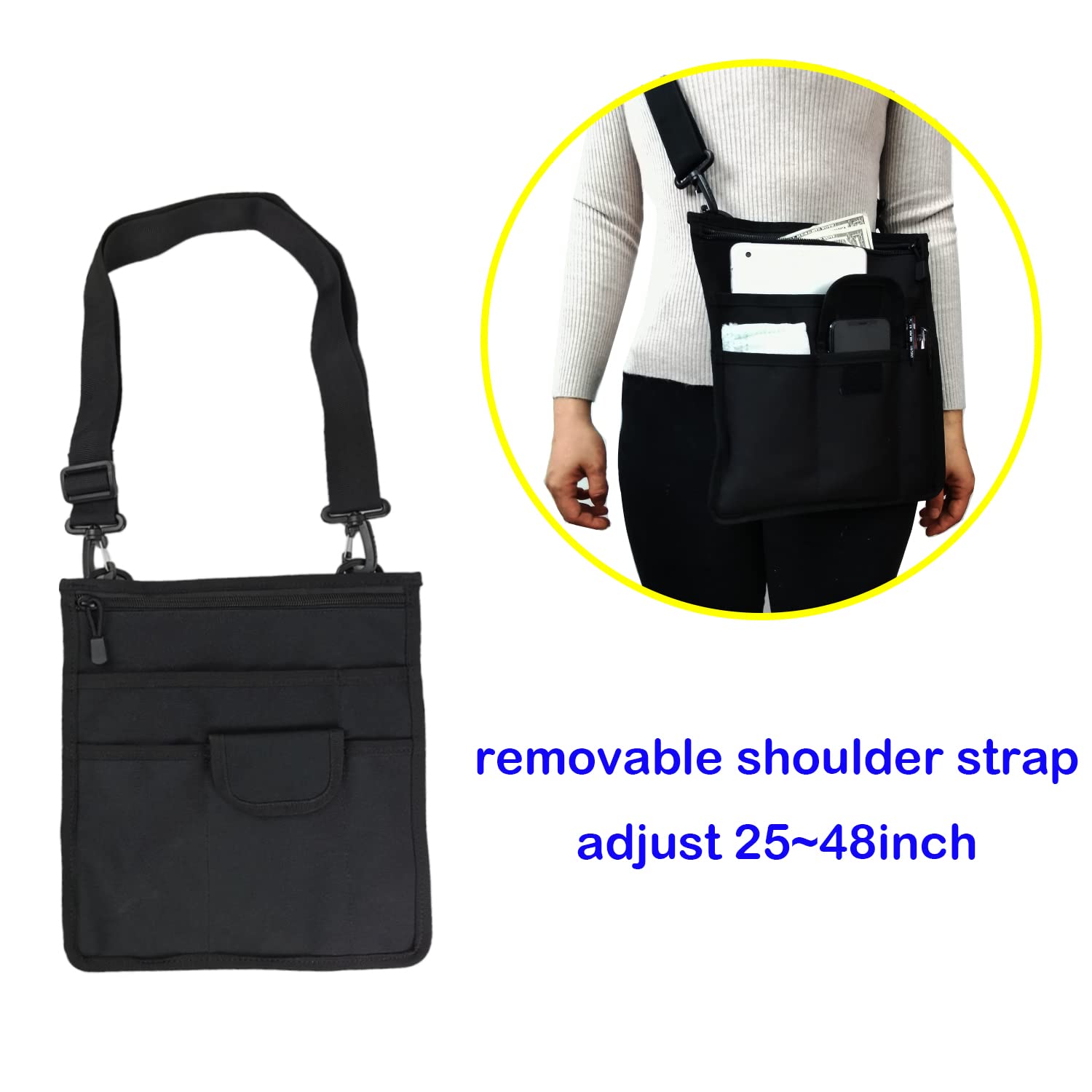 Newganbo Waitress Apron Server Aprons Serving Aprons For Waitresses Cute Reusable Restaurant Teacher Money Pouch With Adjustable