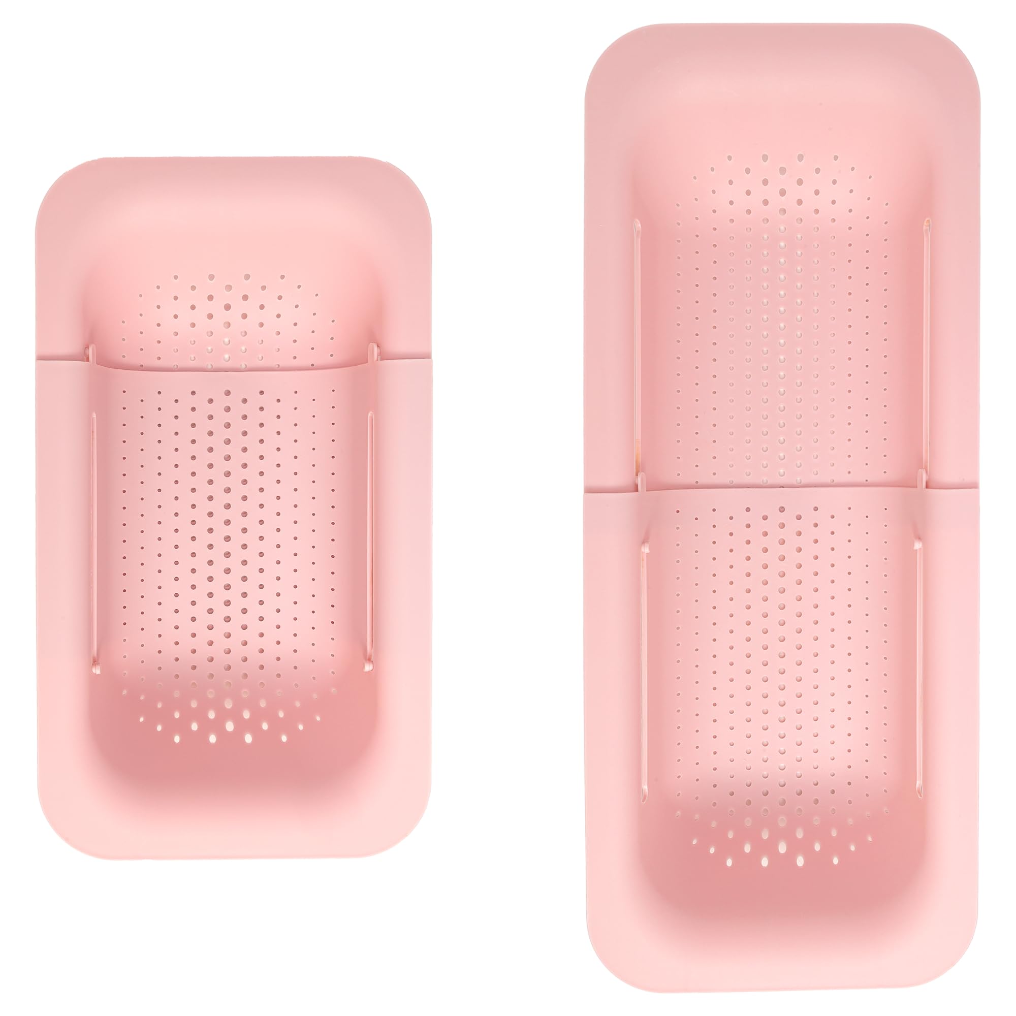 Paris Hilton Over The Sink Expandable Colander, Extendable Strainer, Adjustable From 14.5 Inches To 19.5 Inches, Fits Most Kitch
