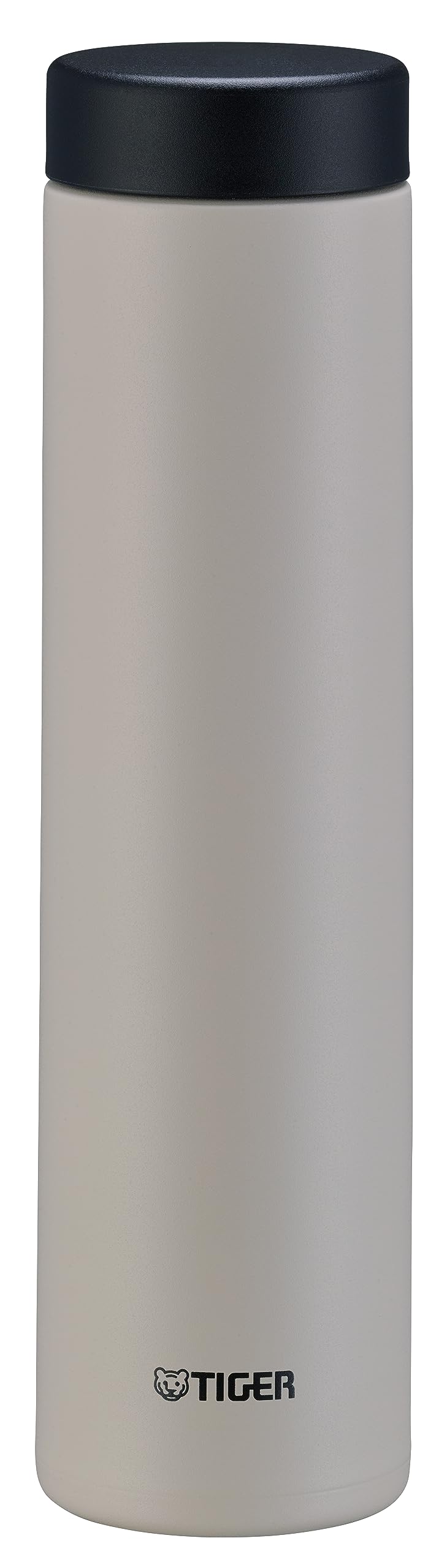 TIGER MMZ-W060WK Water Bottle, 20.3 fl oz (600 ml), White Water, Screw Stainless Steel Bottle, With Lid and Seal, Easy Wash, Eas