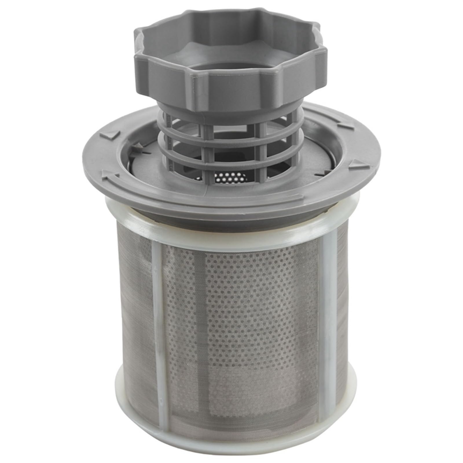Food filter 2 Part Dishwasher Mesh Filter Set Grey PP