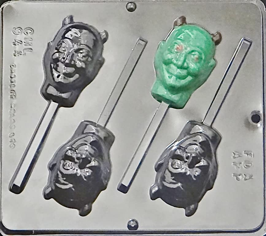 Candy Molds N More Devil Monster Halloween Lollipop Candy Mold 944