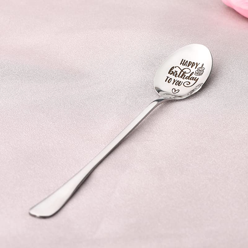 Birthday Spoon Gifts For Women Men Happy Birthday To You Spoons For Best Friend Daughter Son Birthday Gift For Girls Boys Bday G
