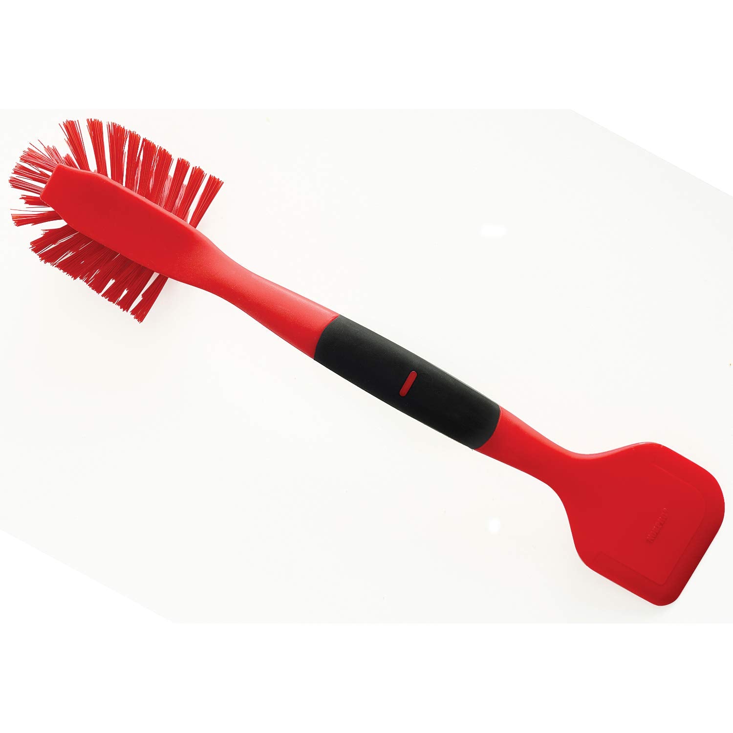 Norpro 1088R Scrub Brush/Scraper, Red, 13-Inch