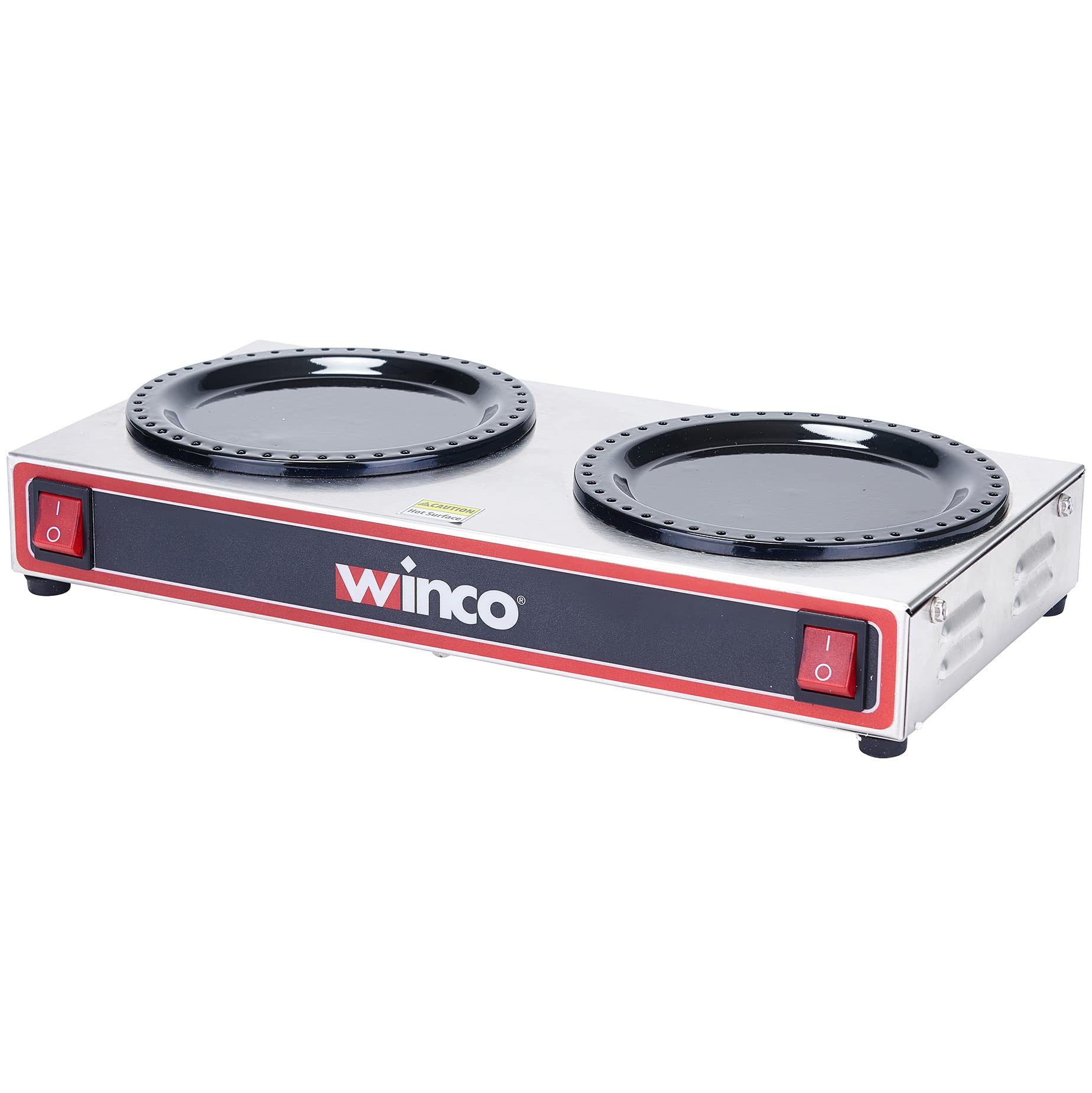 Adcraft Wp-2 Dual Warmer Plates, Stainless Steel, 500-Watts, 120V