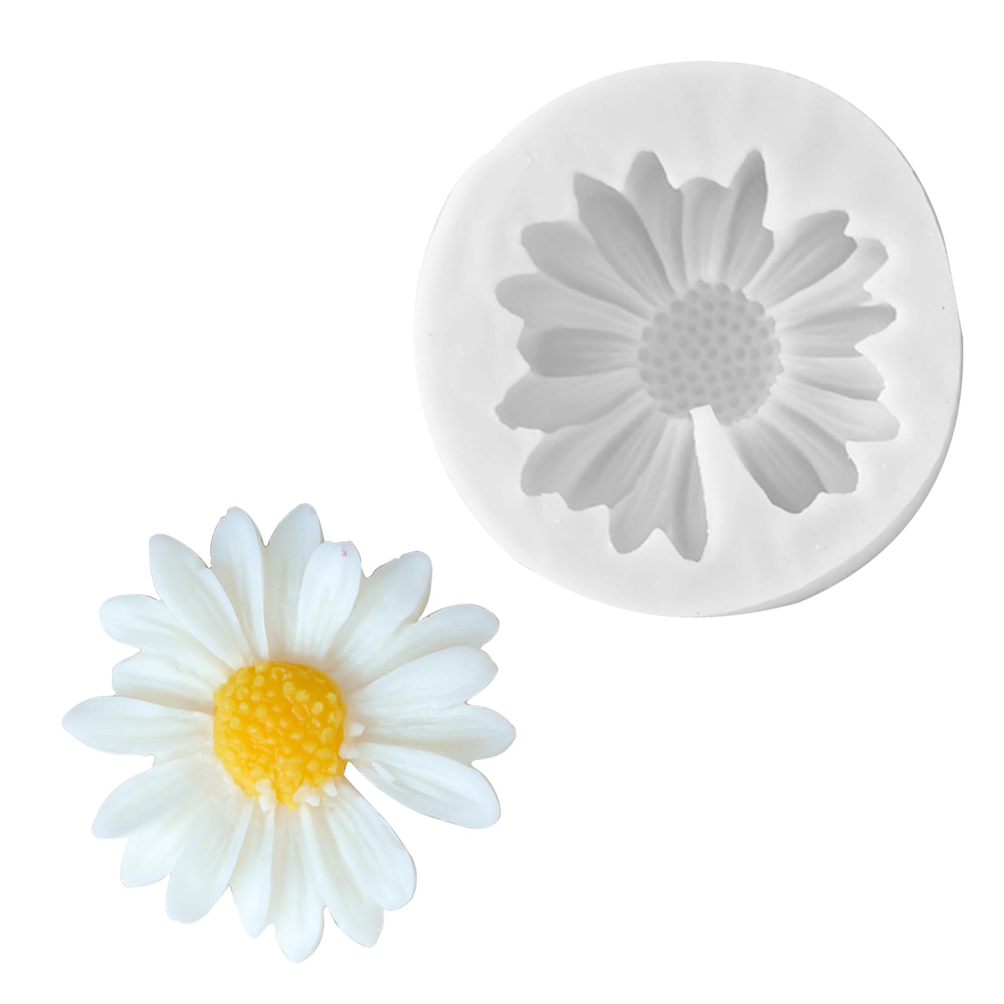 Flower Silicone Molds Daisy Fondant Mold Flower Silicone Fondant Mold Daisy Chrysanthemum Mould Flower Silicone Fondant Molds Fo